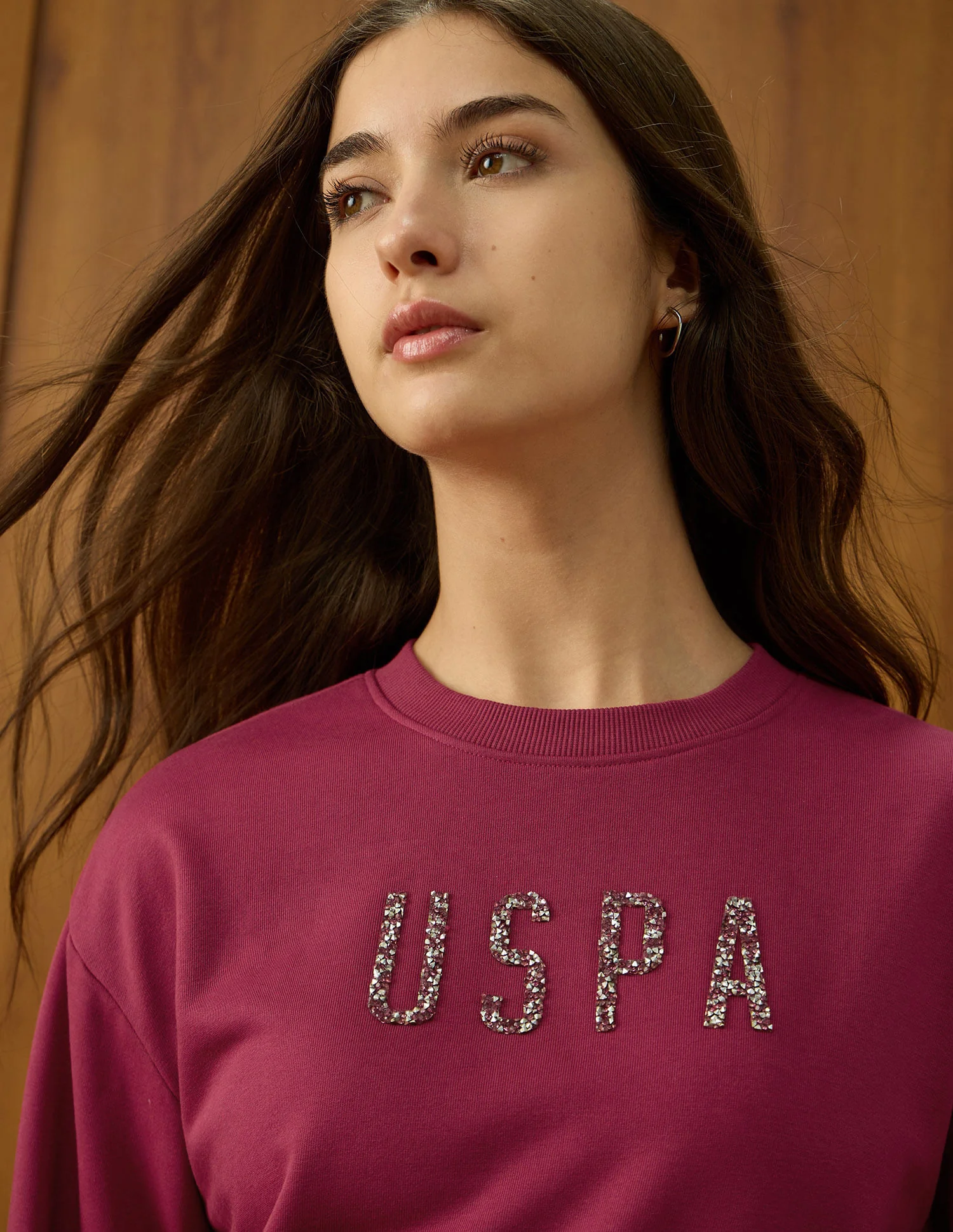 Solid Drop Shoulder Sweatshirt - Image 7