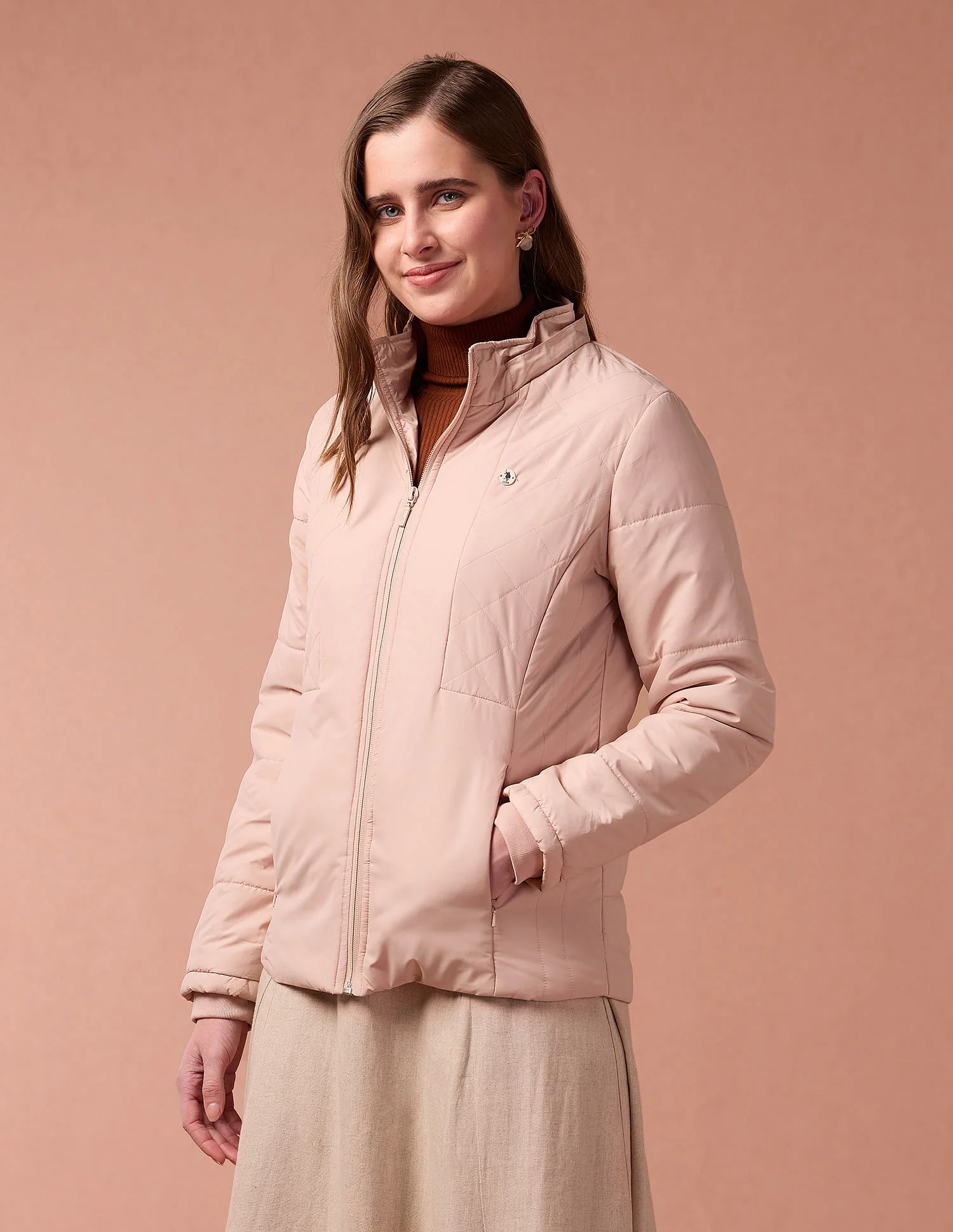 Solid Hooded Puffer Jacket - Image 7