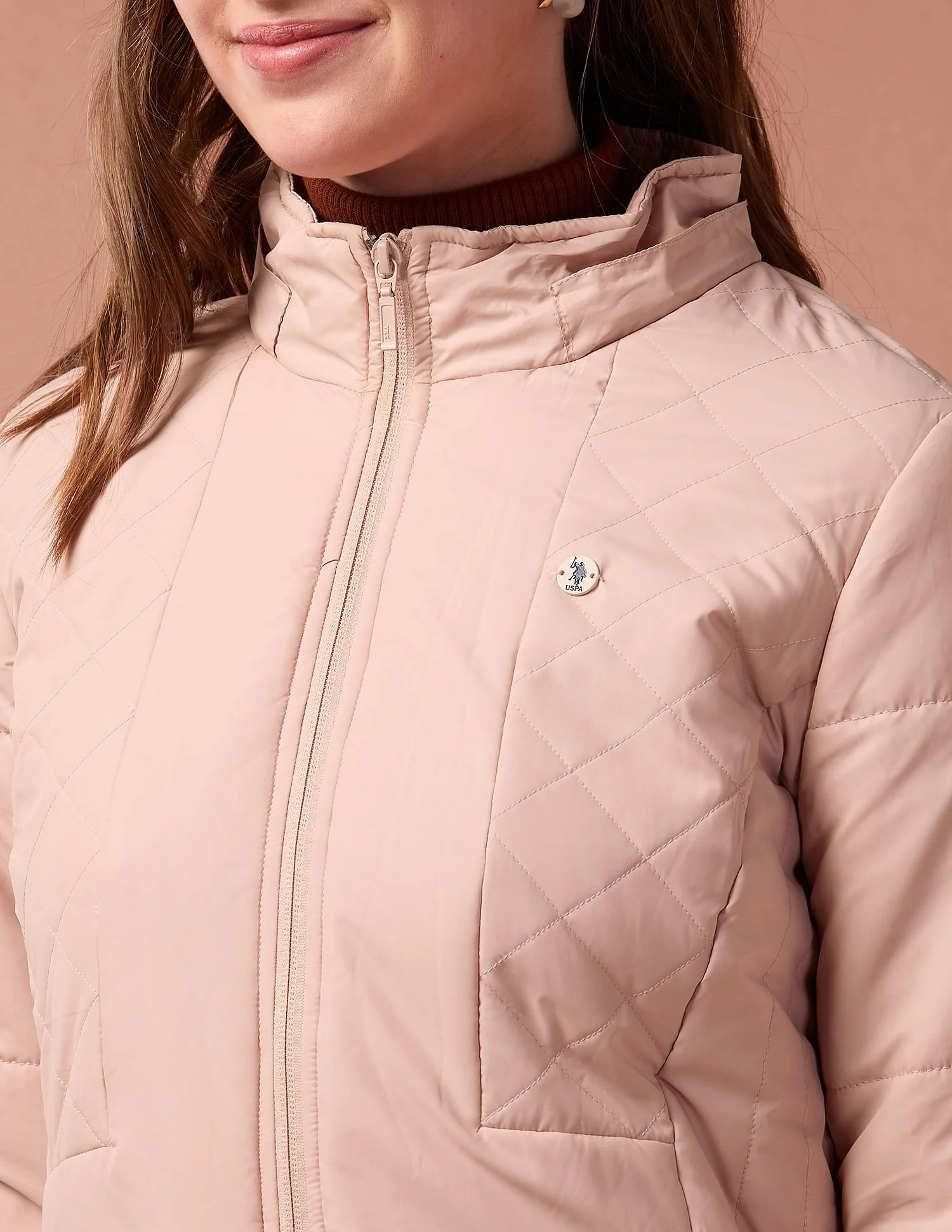 Solid Hooded Puffer Jacket - Image 8