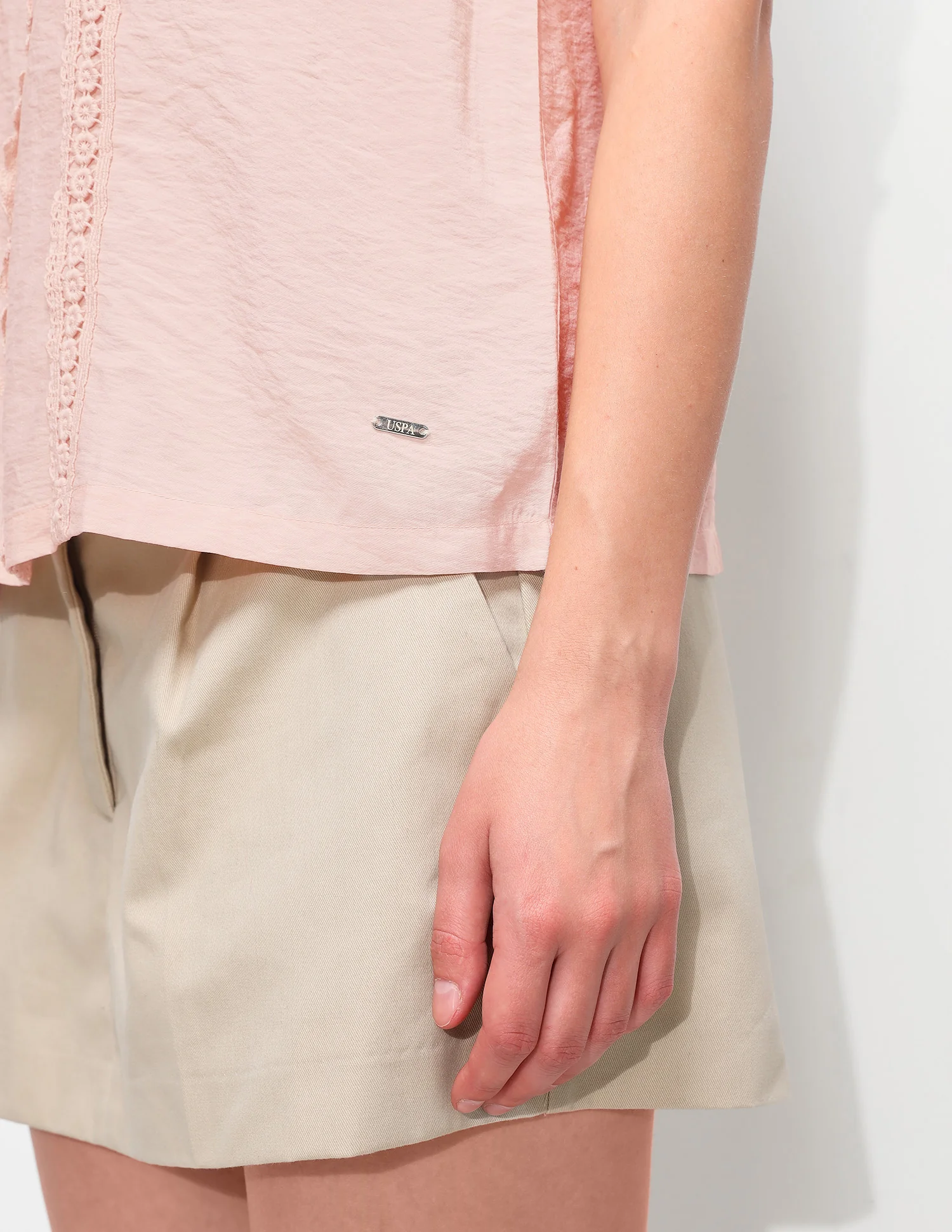 Solid Lace Regular Fit Top - Image 10