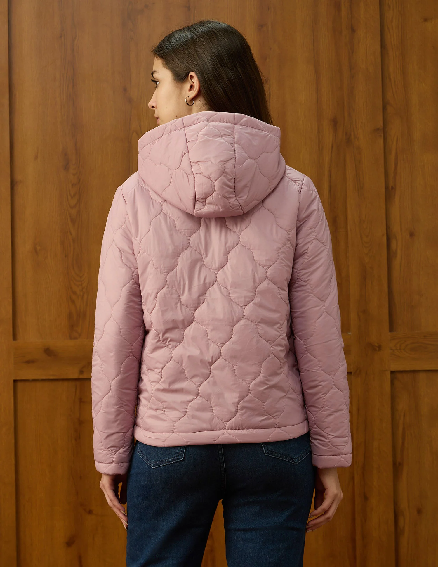 Solid Quilted Jacket - Image 5