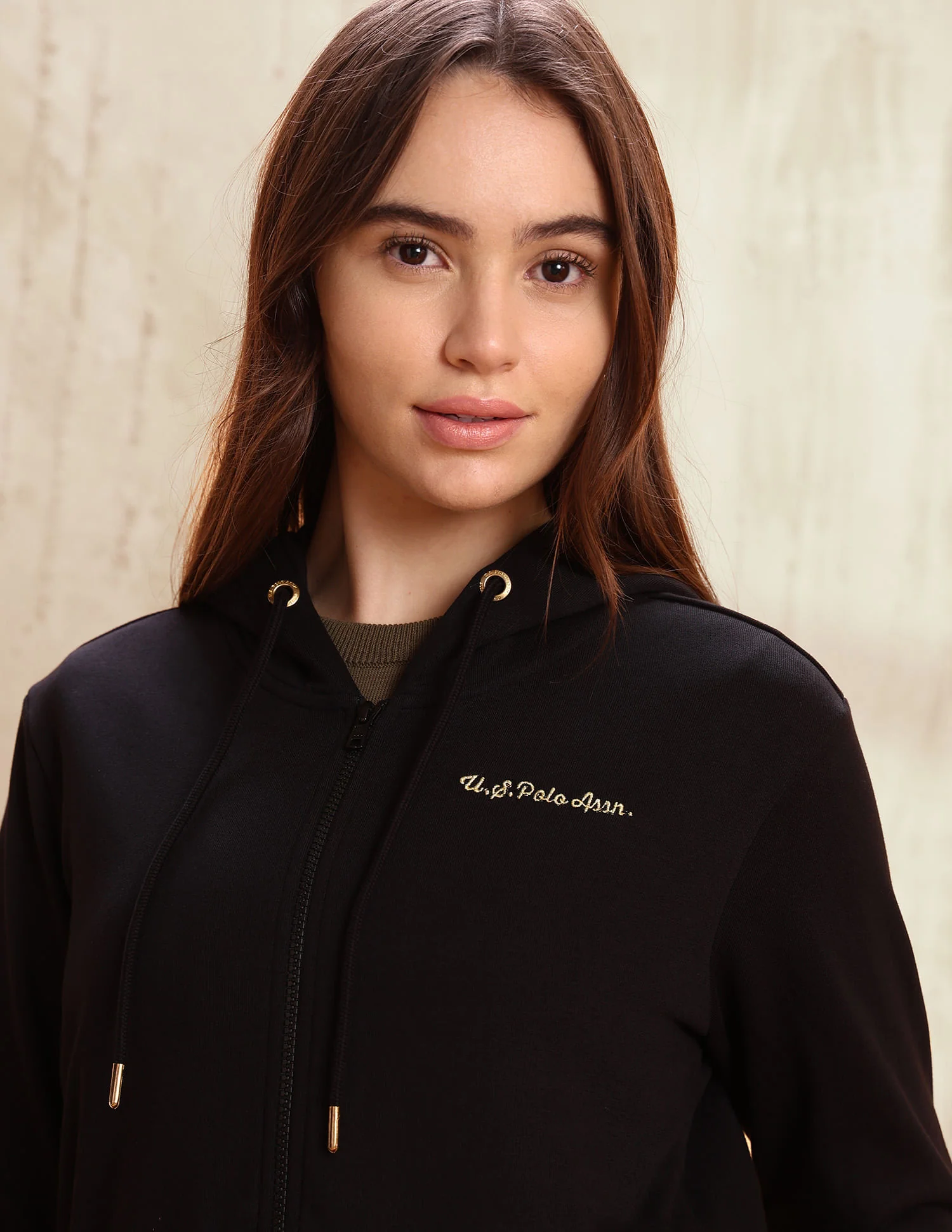 Solid Regular Fit Hooded Sweater - Image 7