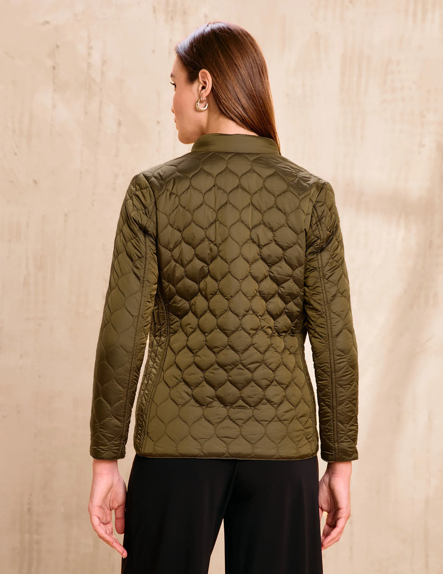 Solid Regular Fit Jacket - Image 5
