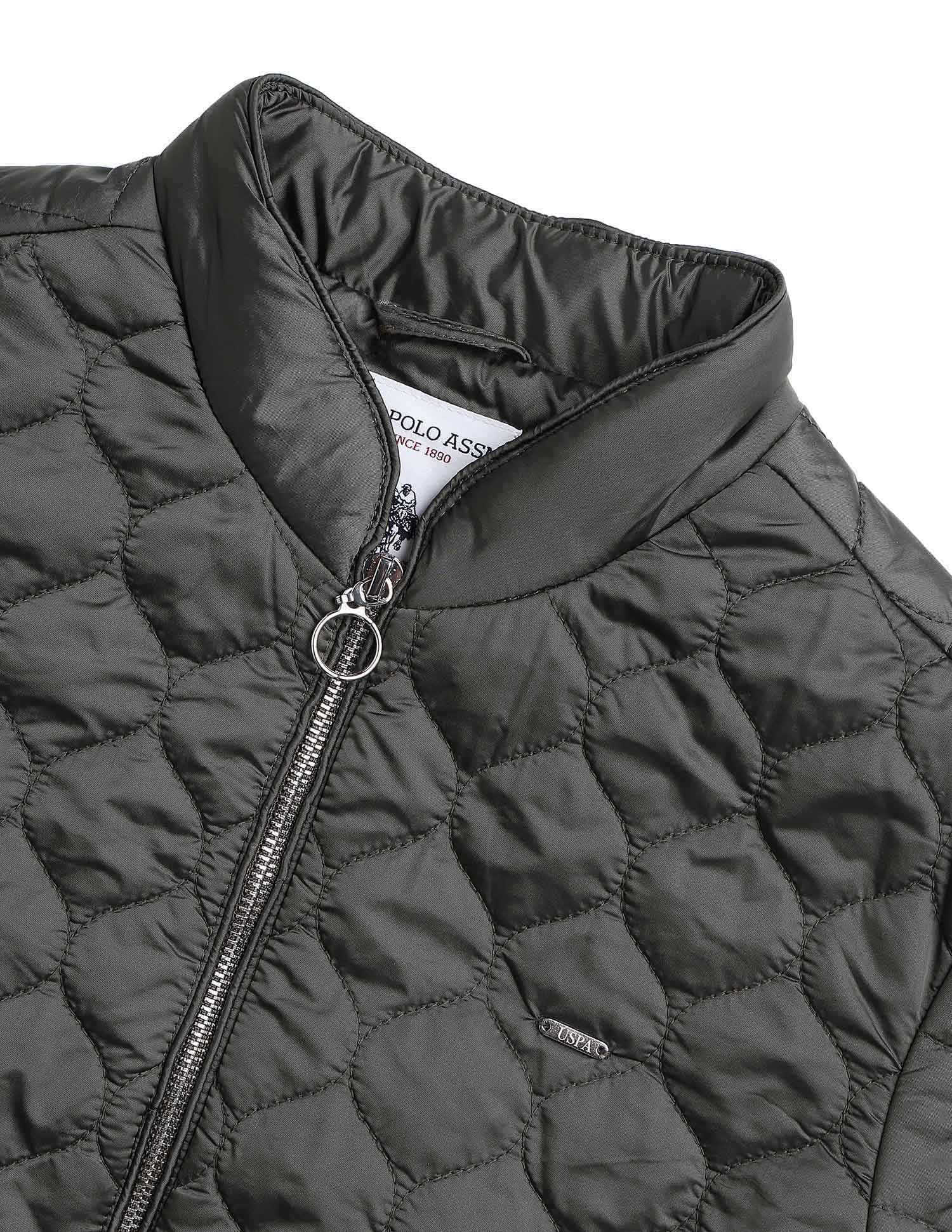 Solid Regular Fit Jacket - Image 2