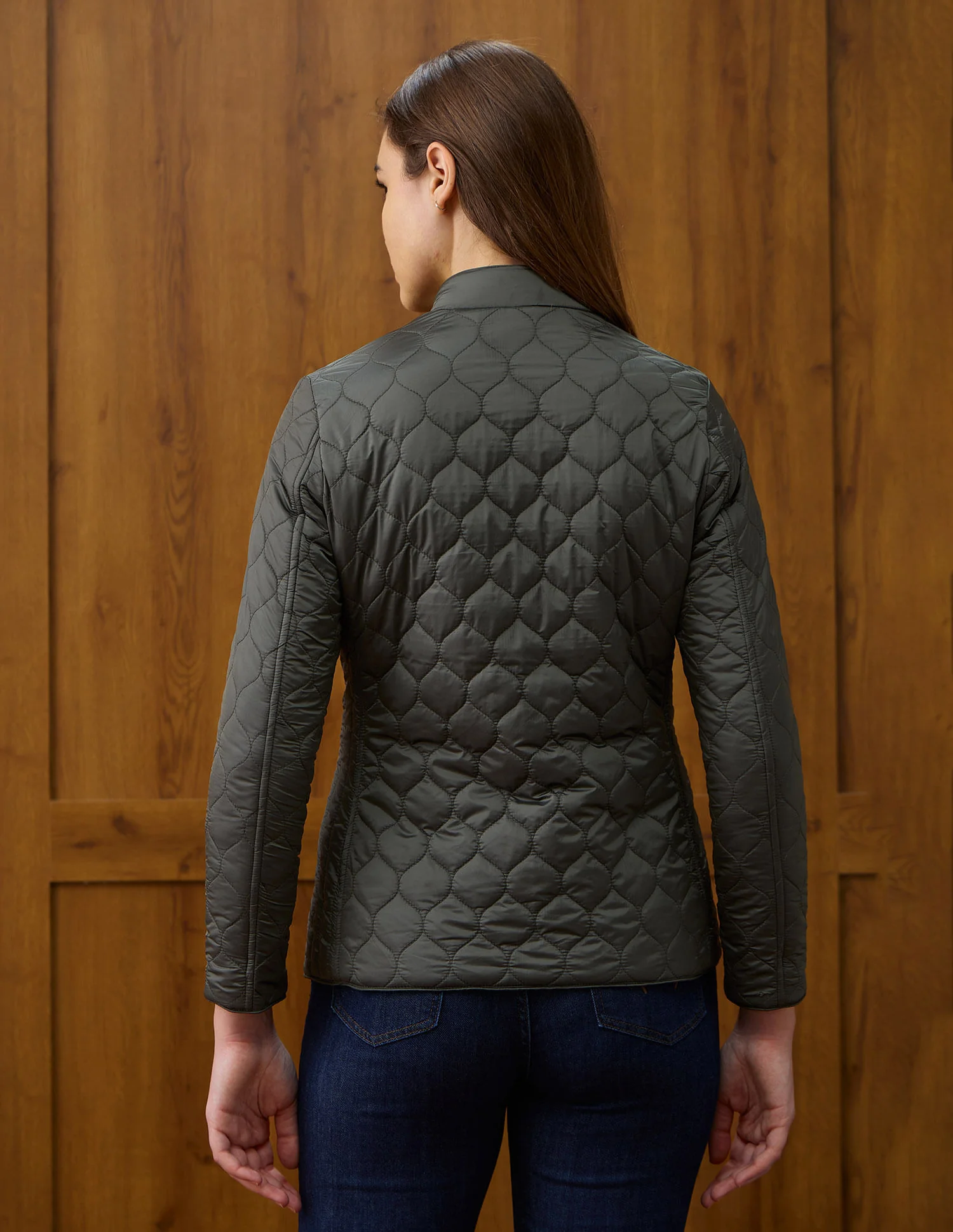 Solid Regular Fit Jacket - Image 5