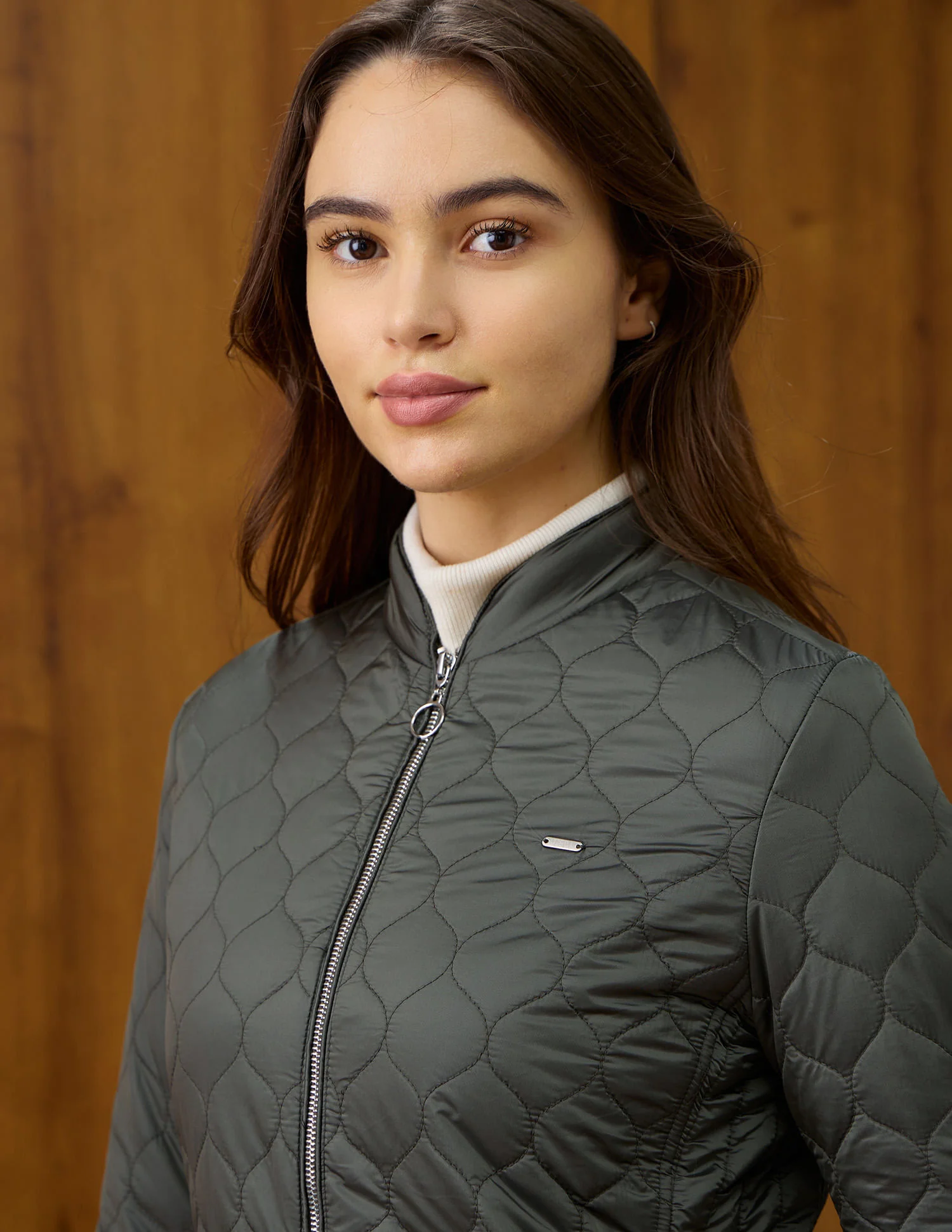 Solid Regular Fit Jacket - Image 7
