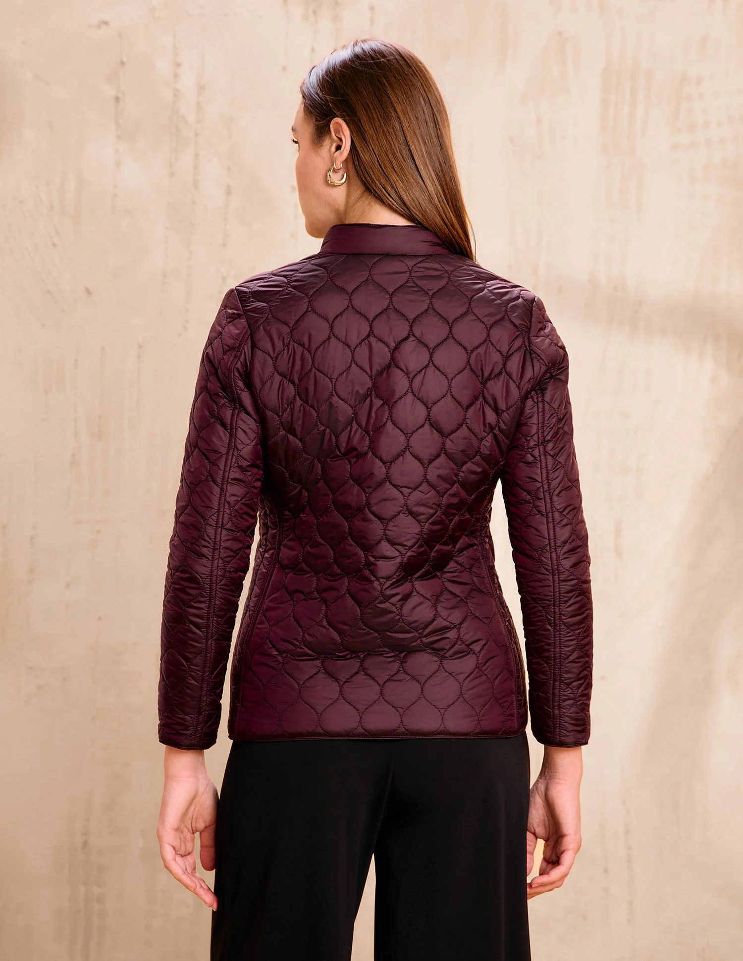 Solid Regular Fit Jacket - Image 5