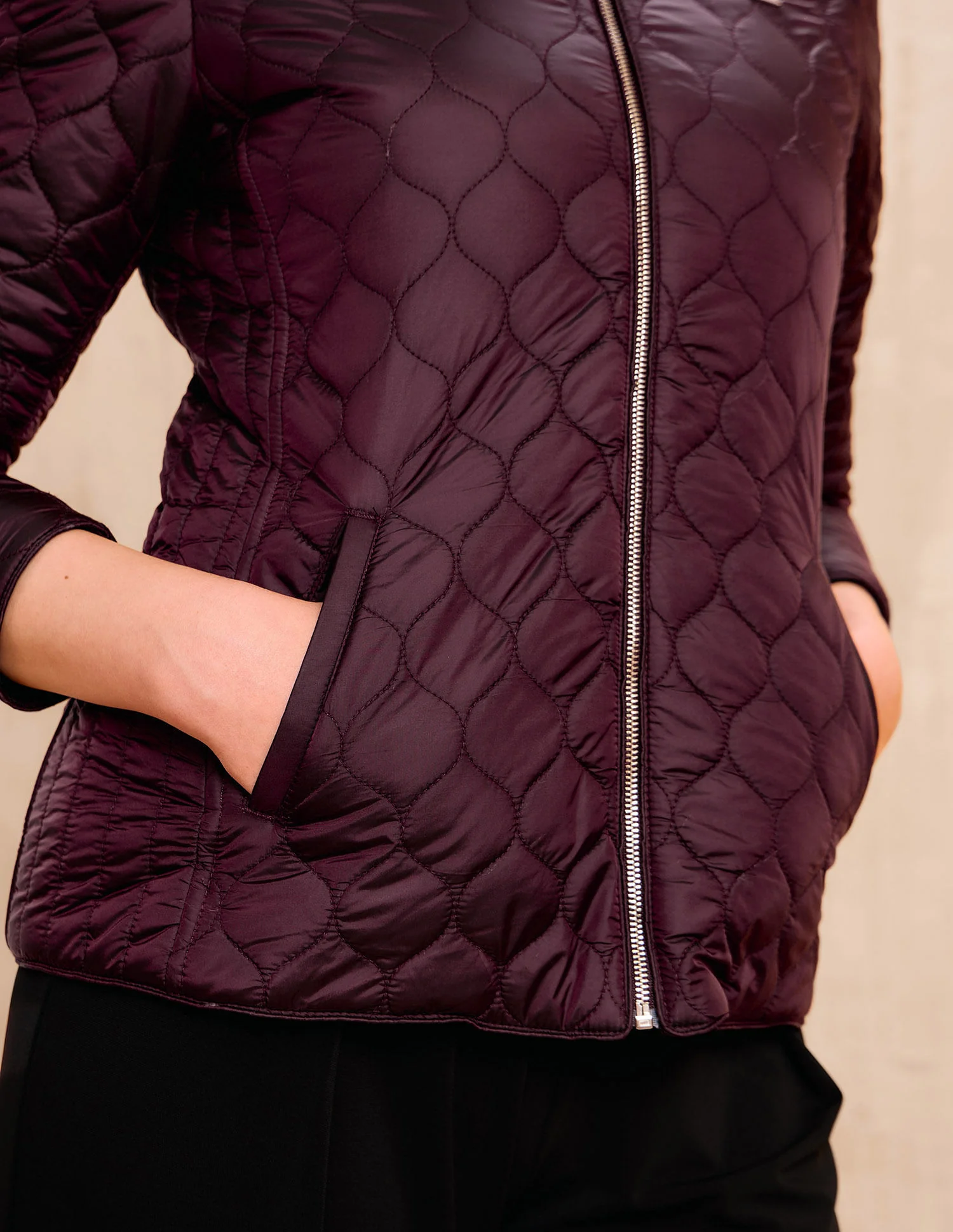 Solid Regular Fit Jacket - Image 8