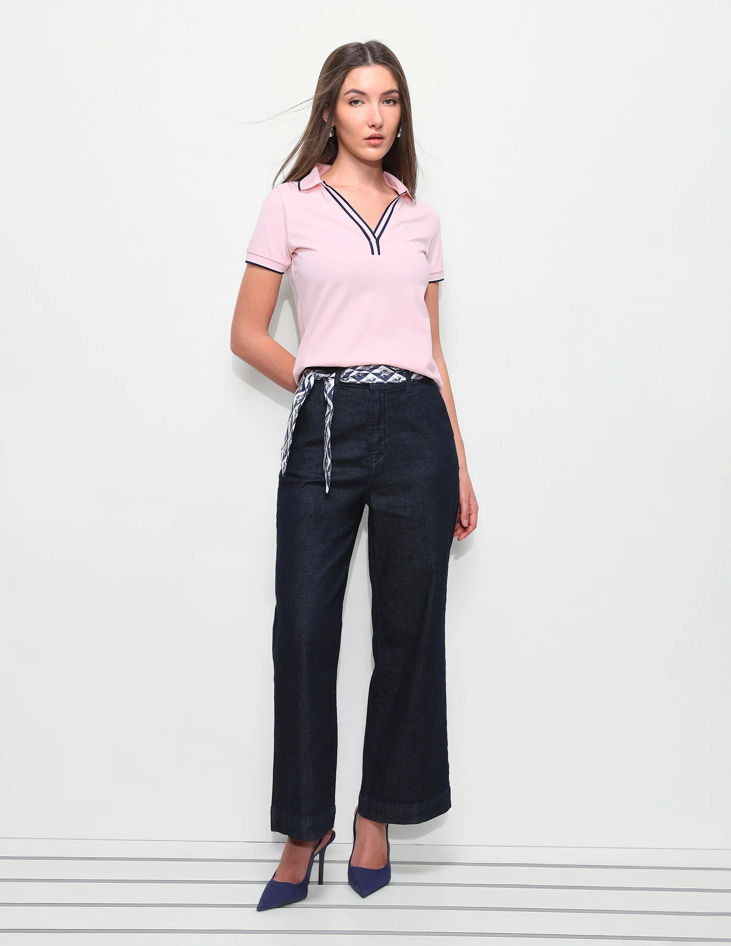 Solid Regular Fit Polo Shirt - Image 3