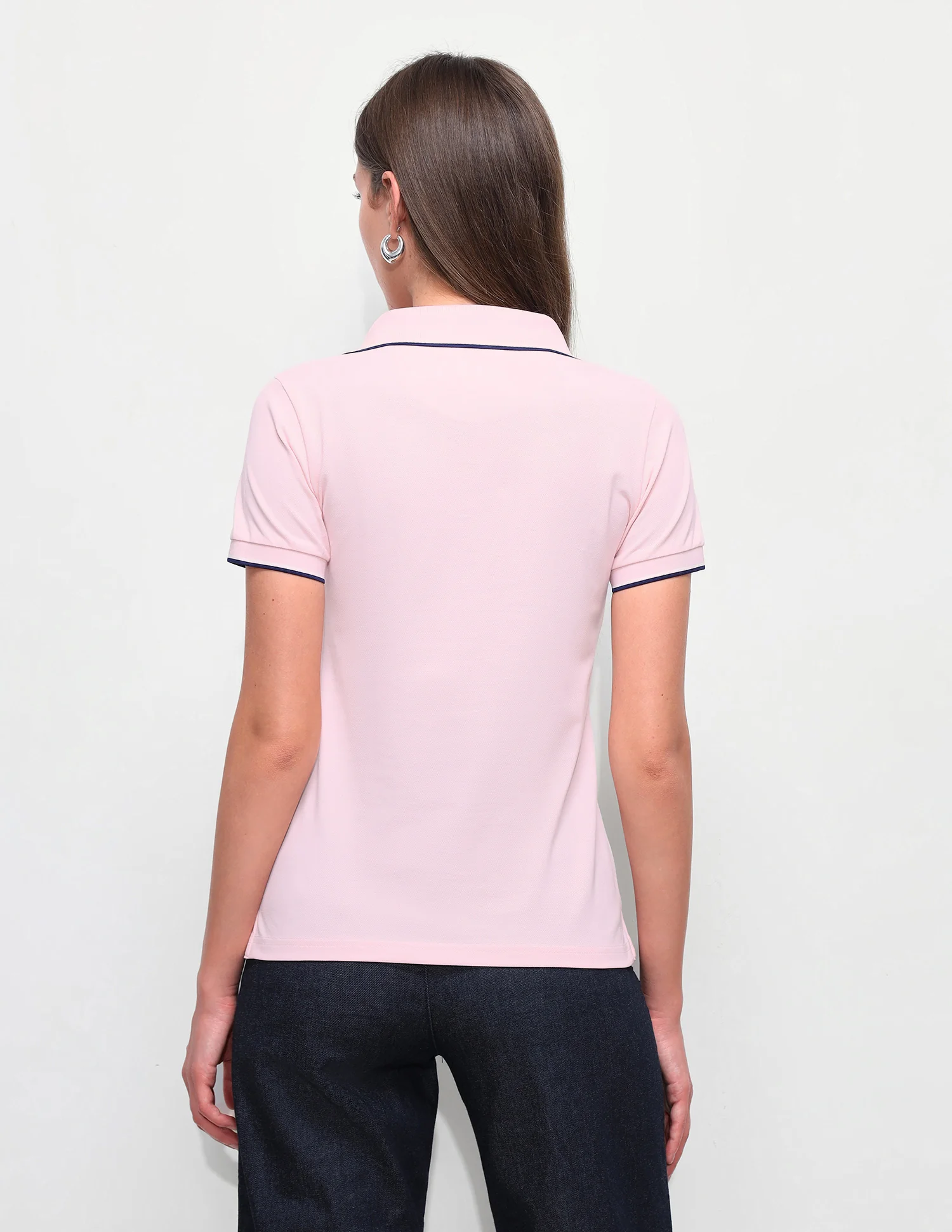 Solid Regular Fit Polo Shirt - Image 5