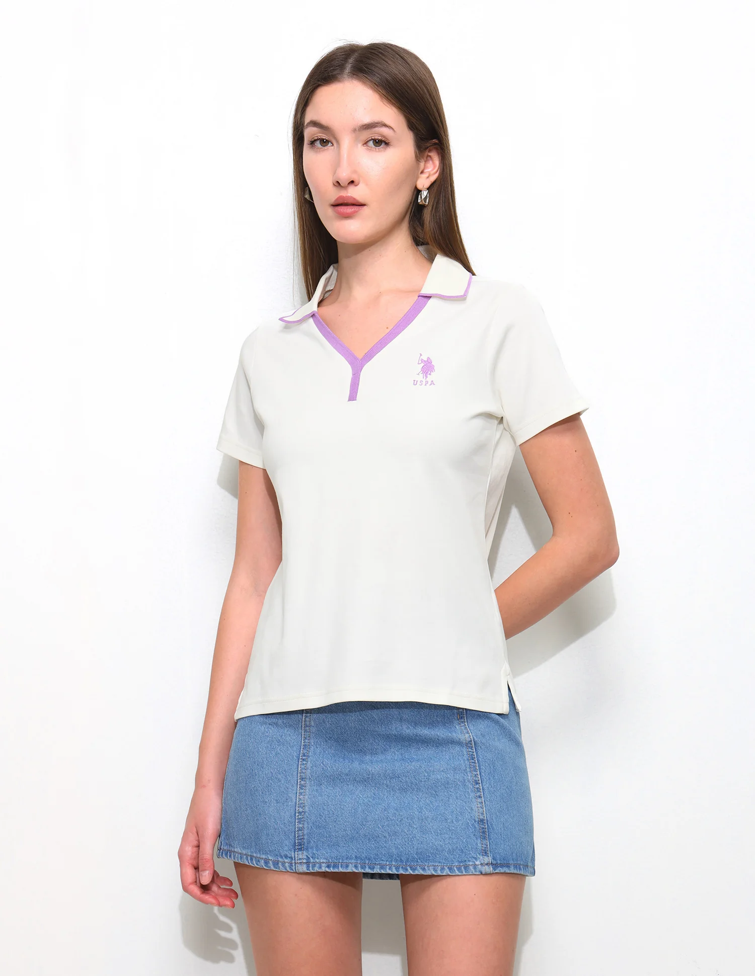 Solid Regular Fit Polo Shirt - Image 4