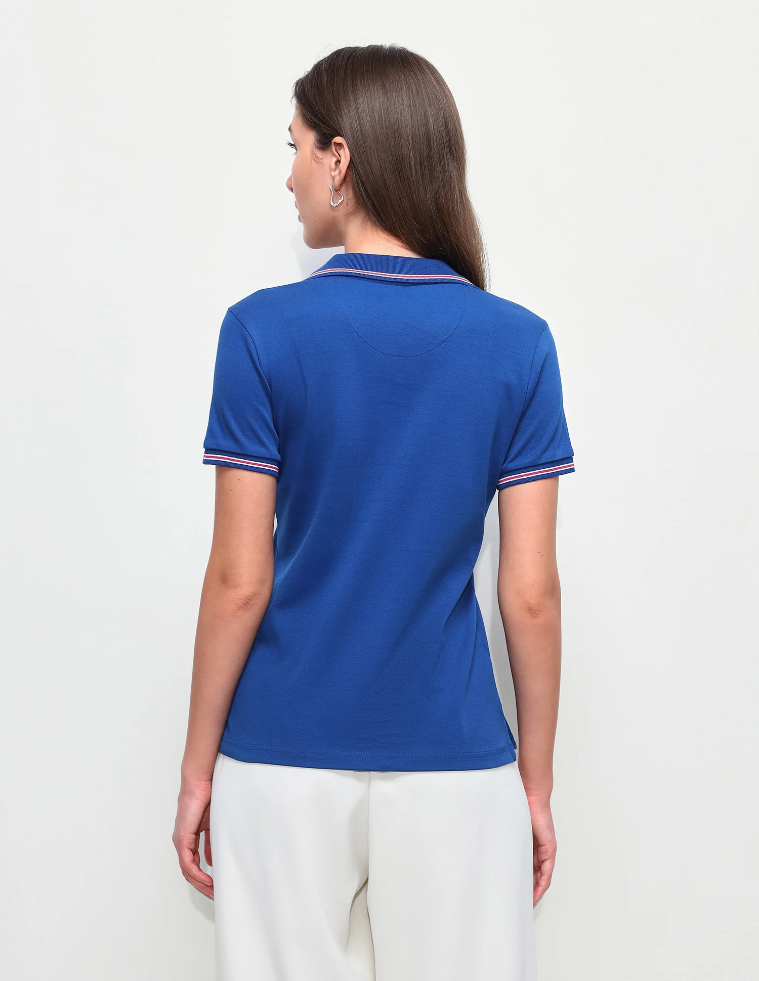 Solid Regular Fit Polo Shirt - Image 5