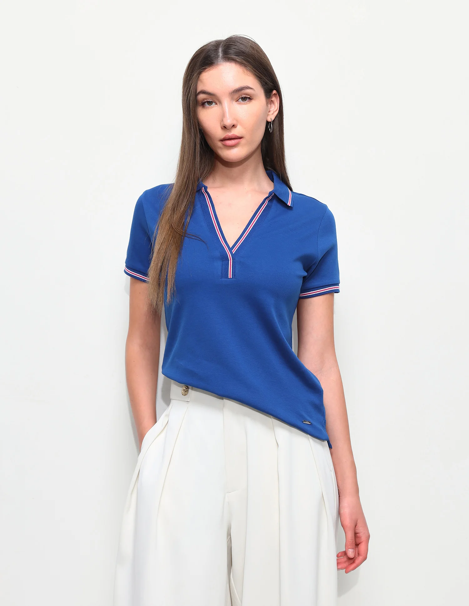 Solid Regular Fit Polo Shirt - Image 6