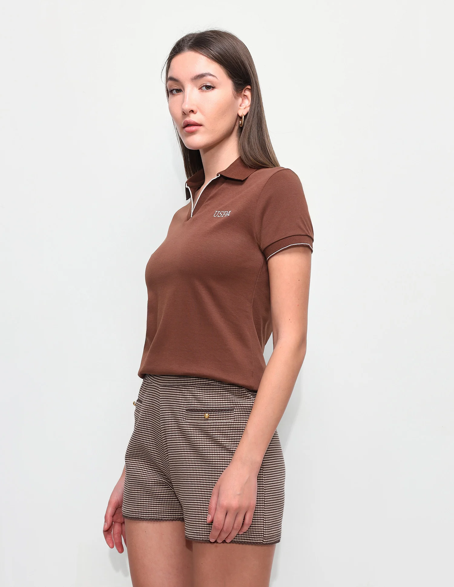 Solid Regular Fit Polo Shirt - Image 4