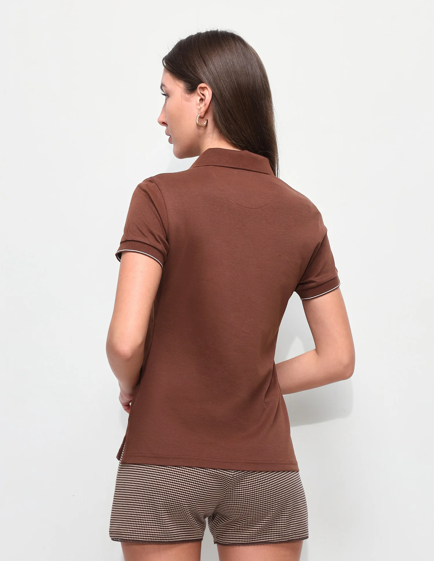 Solid Regular Fit Polo Shirt - Image 5