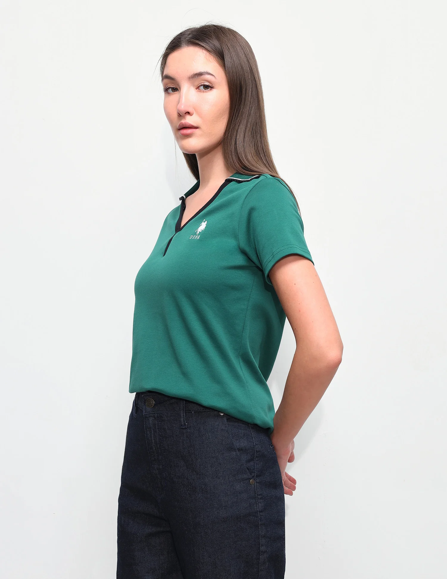 Solid Regular Fit Polo Shirt - Image 4