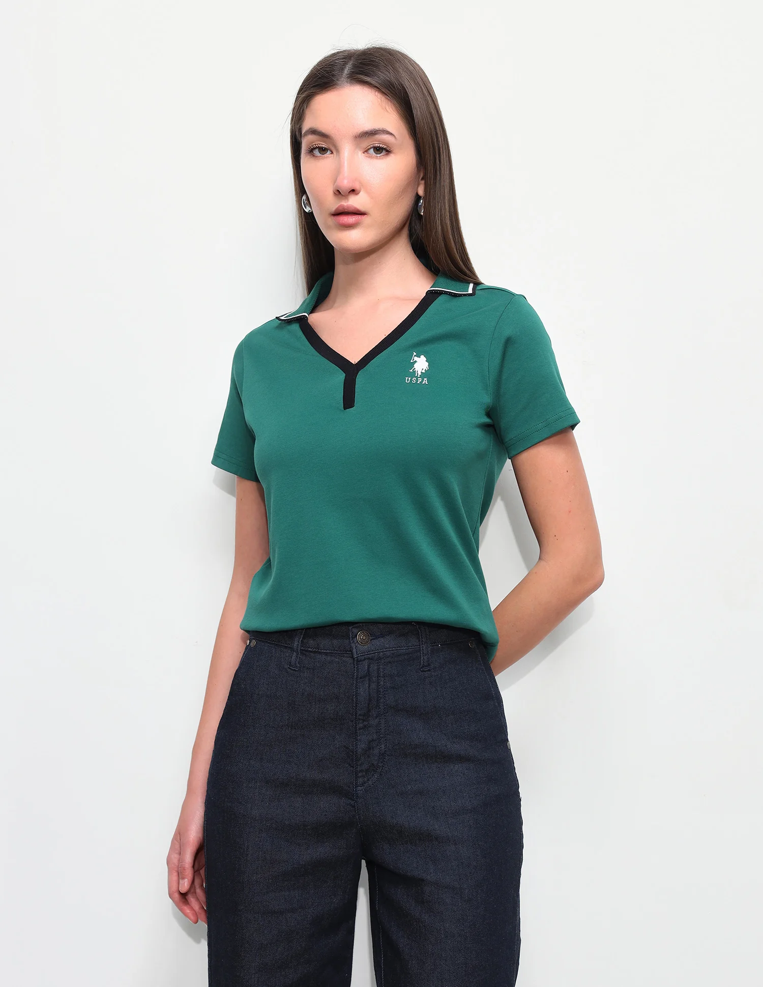 Solid Regular Fit Polo Shirt - Image 6