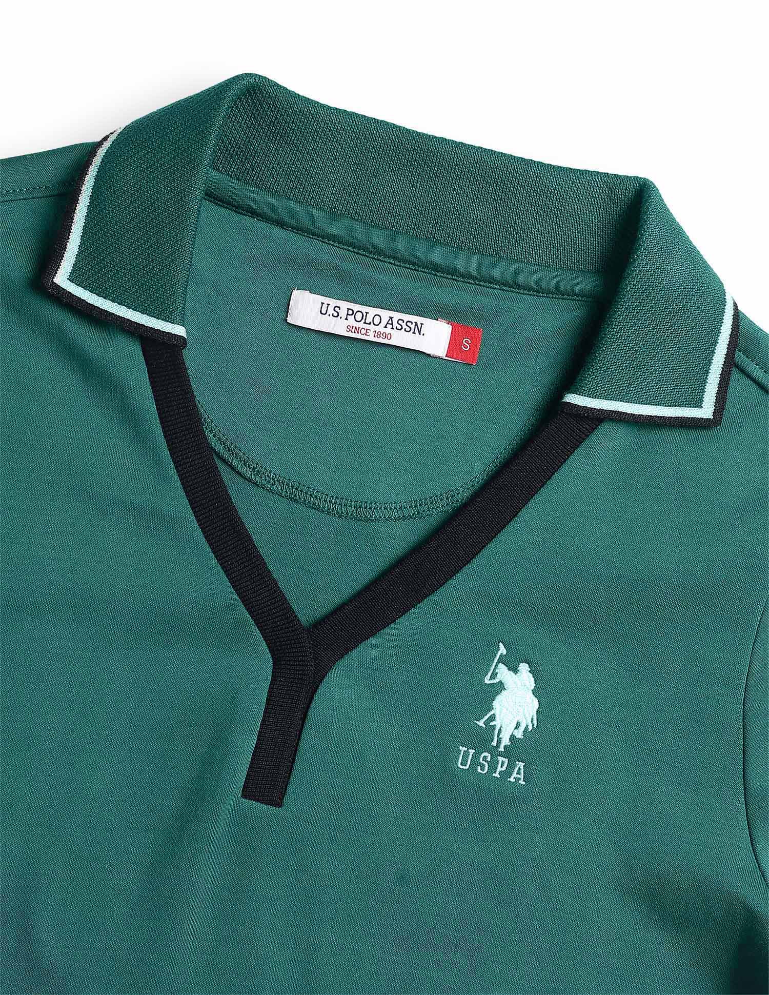 Solid Regular Fit Polo Shirt - Image 8