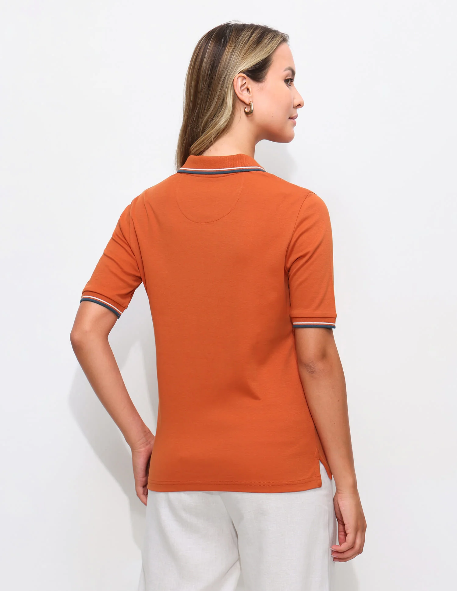 Solid Regular Fit Polo Shirt - Image 5