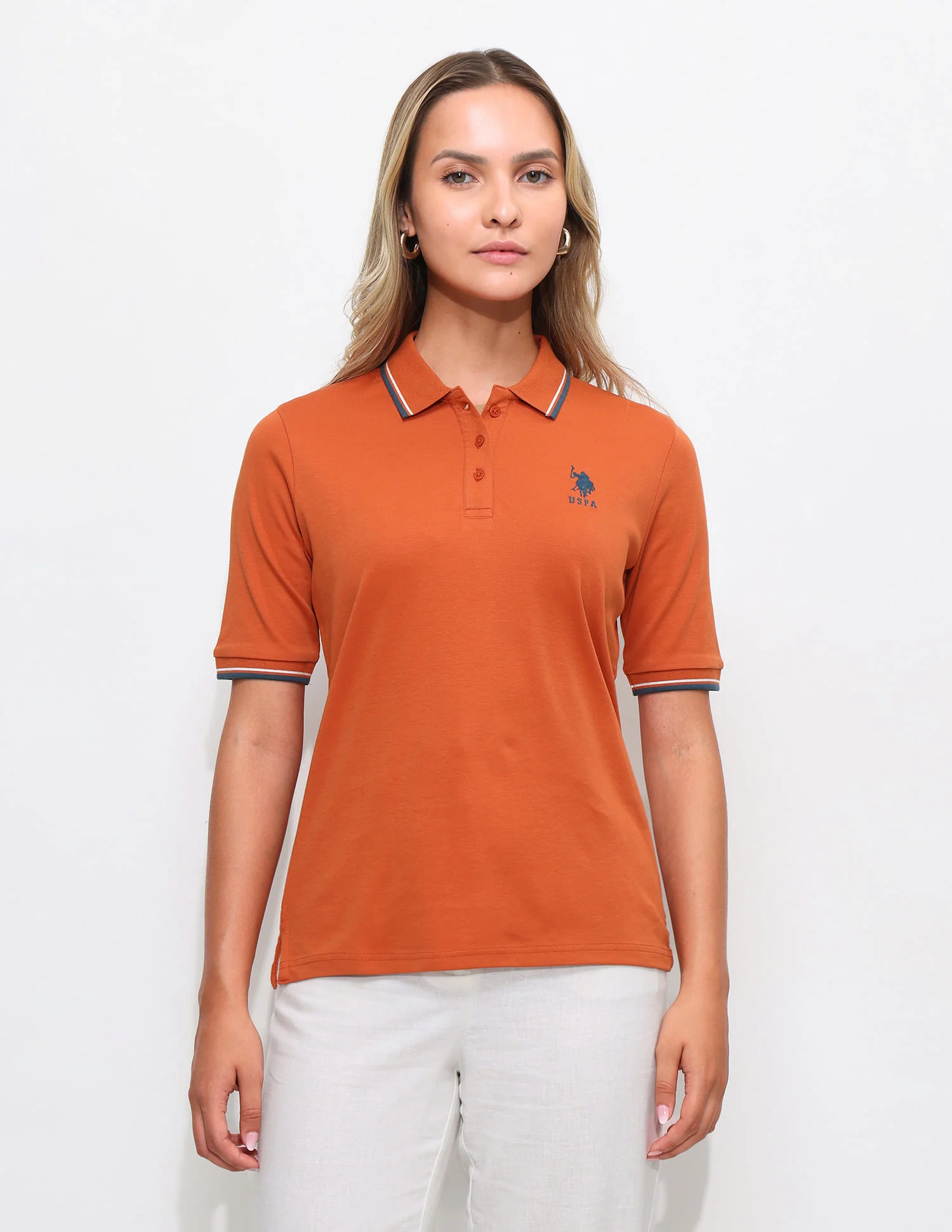 Solid Regular Fit Polo Shirt - Image 6
