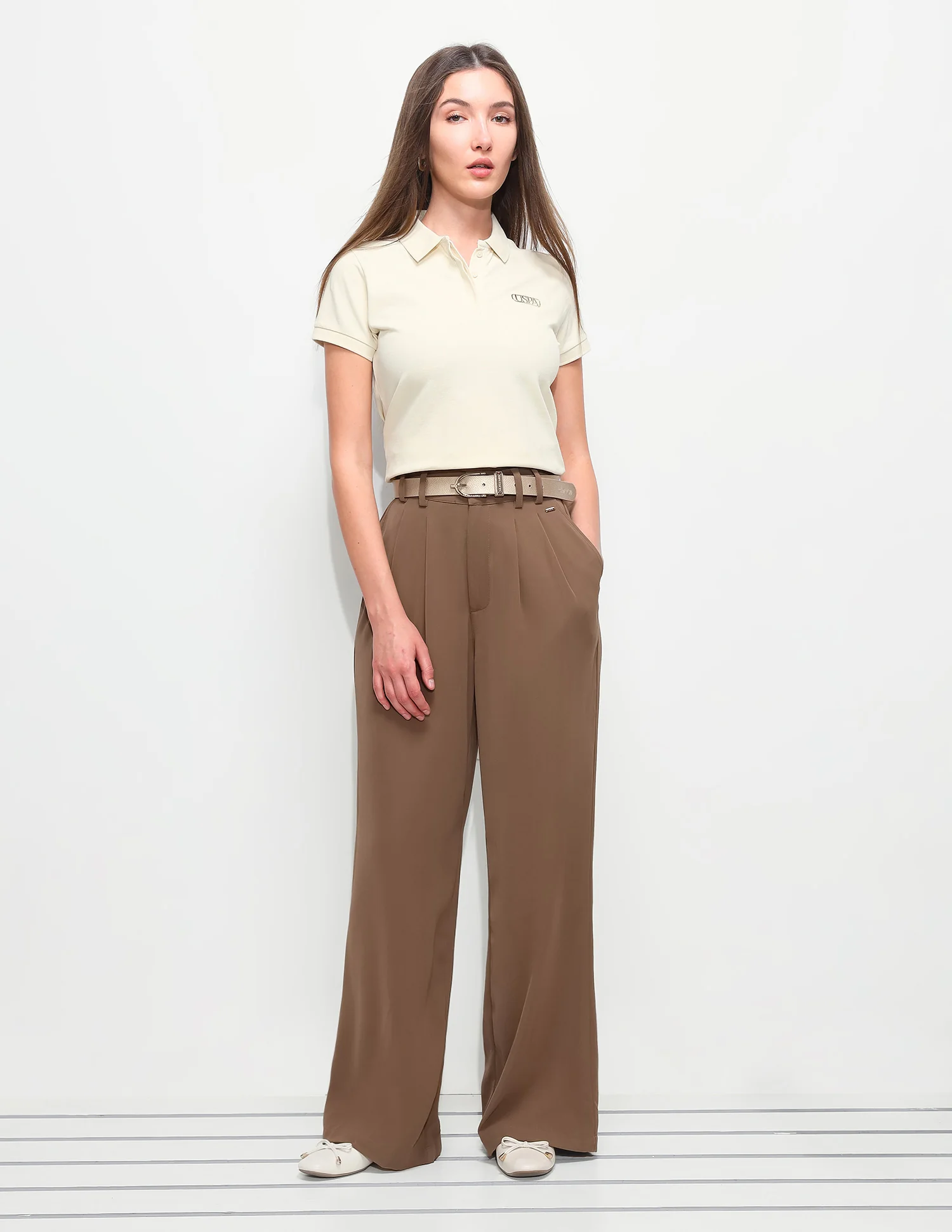 Solid Regular Fit Polo Shirt - Image 3