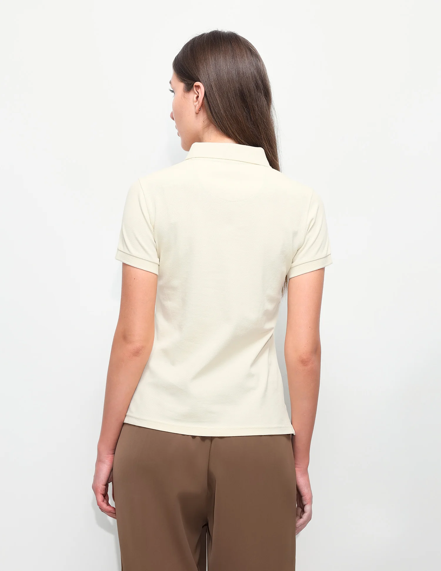 Solid Regular Fit Polo Shirt - Image 5