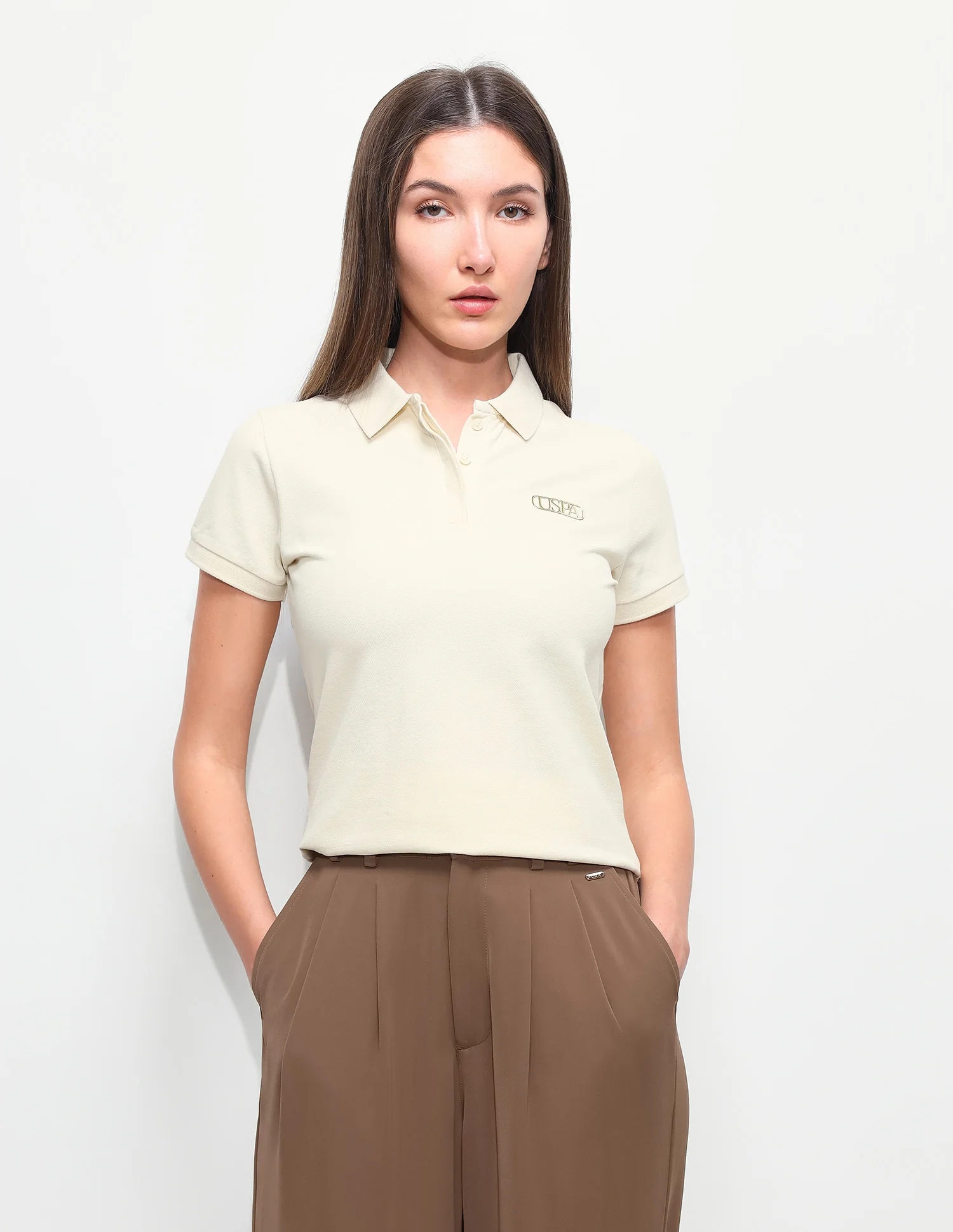 Solid Regular Fit Polo Shirt - Image 6