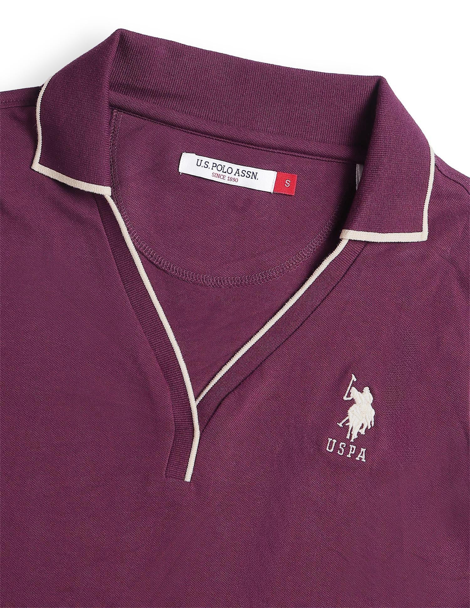 Solid Regular Fit Polo Shirt - Image 8