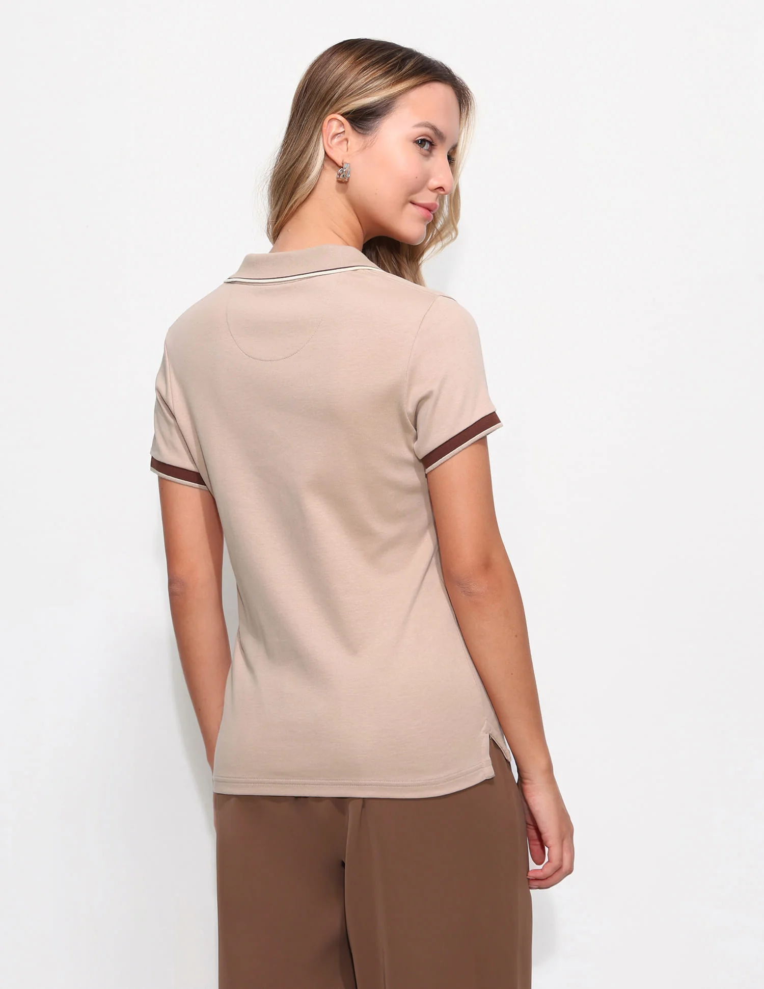Solid Regular Fit Polo Shirt - Image 5