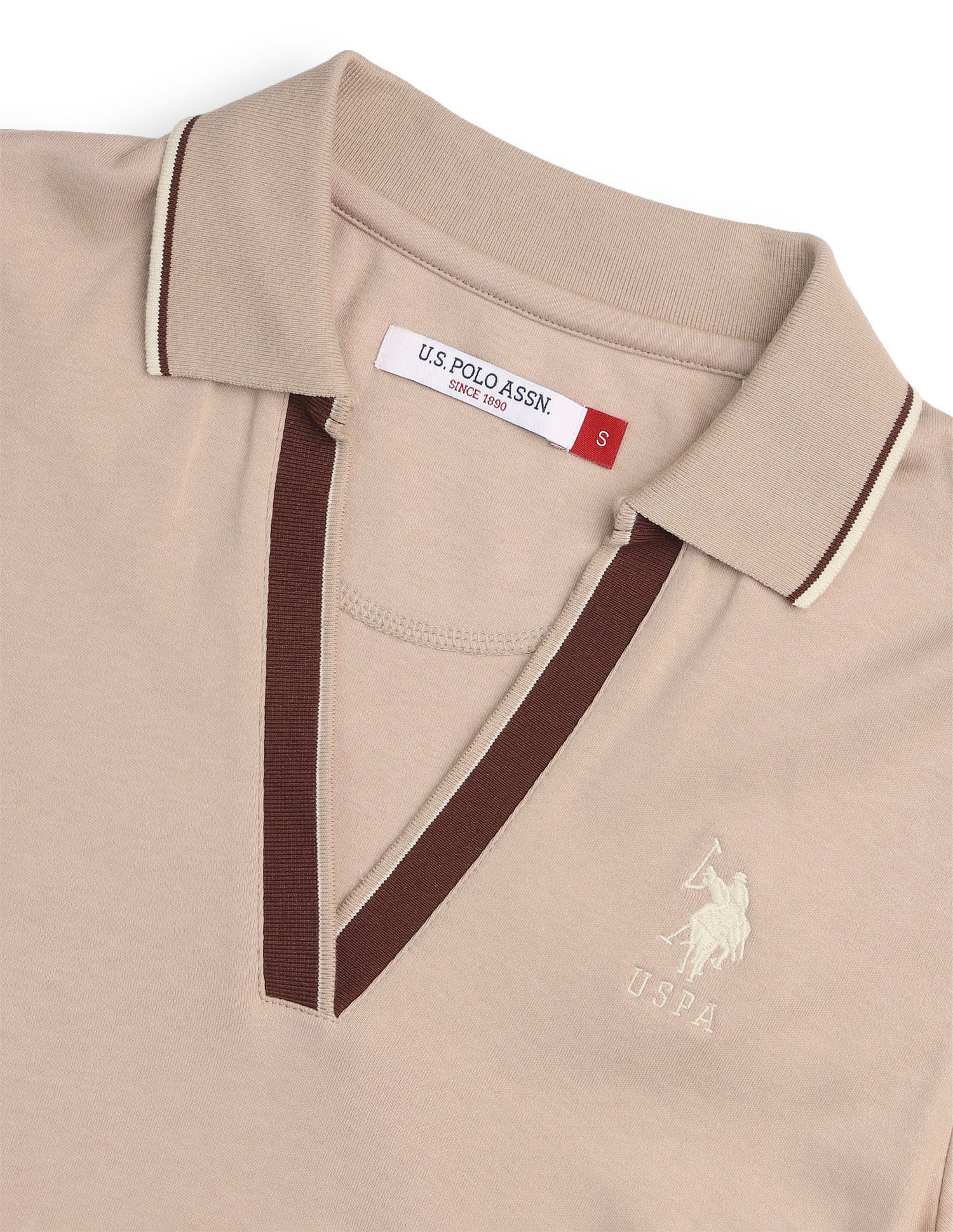 Solid Regular Fit Polo Shirt - Image 8