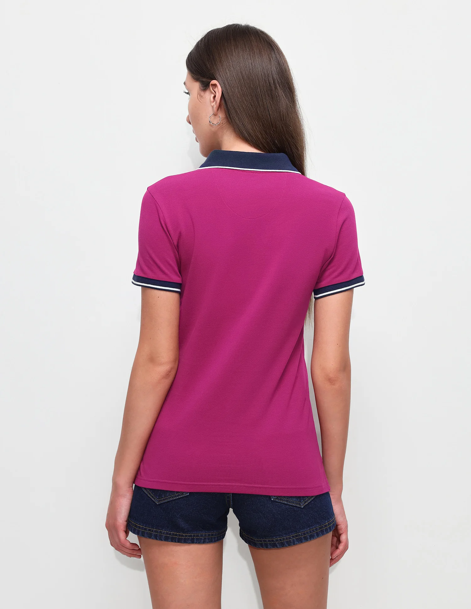 Solid Regular Fit Polo Shirt - Image 5