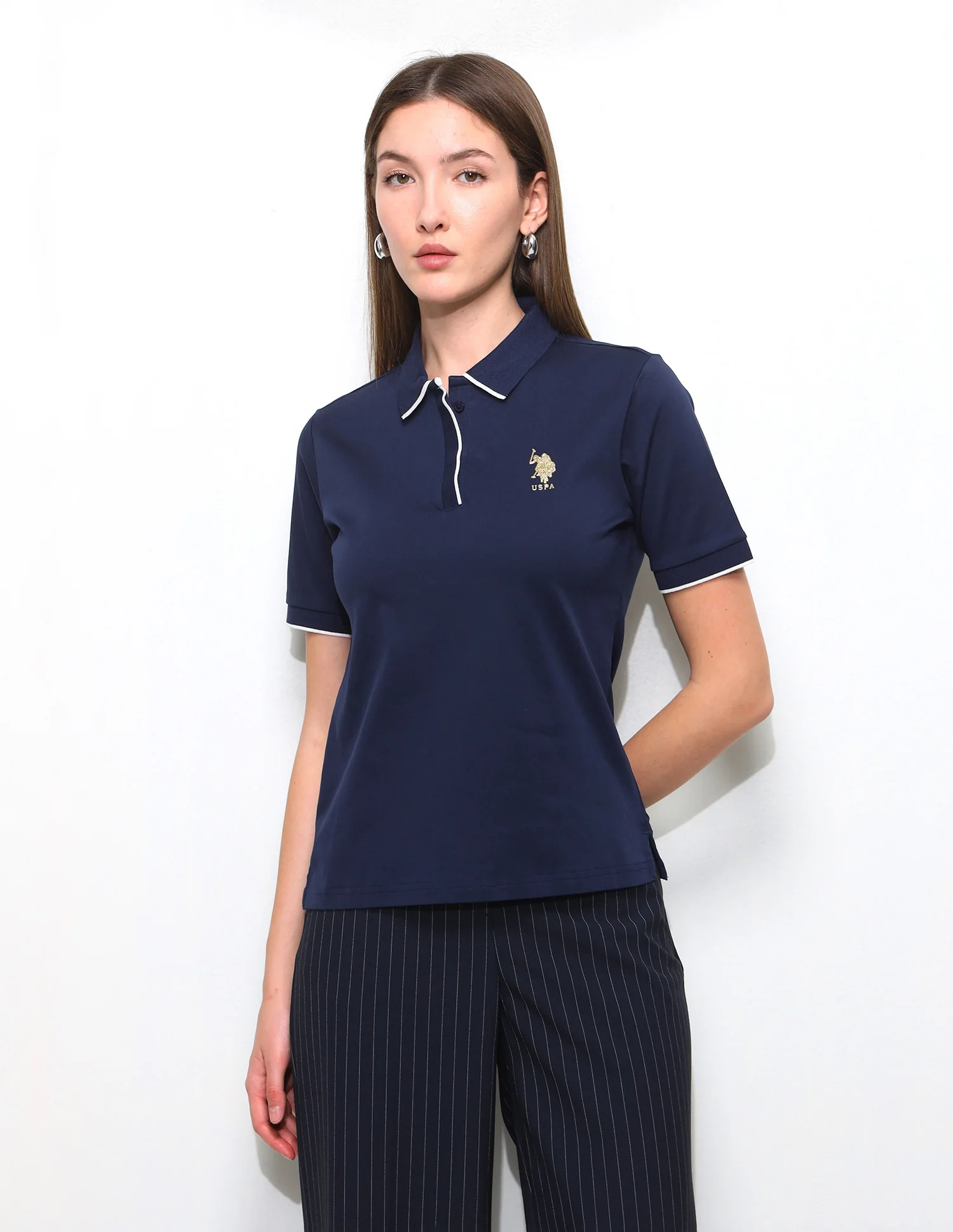 Solid Regular Fit Polo Shirt - Image 6