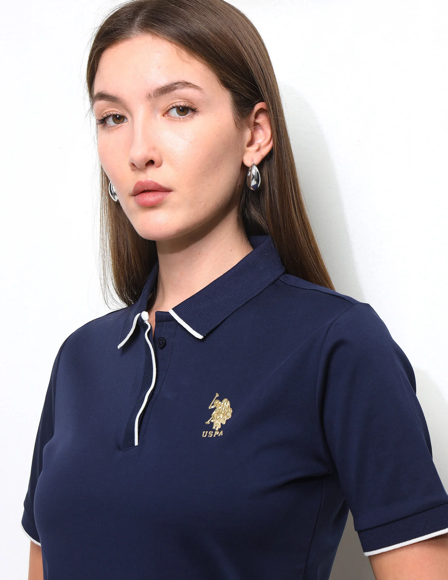Solid Regular Fit Polo Shirt - Image 7