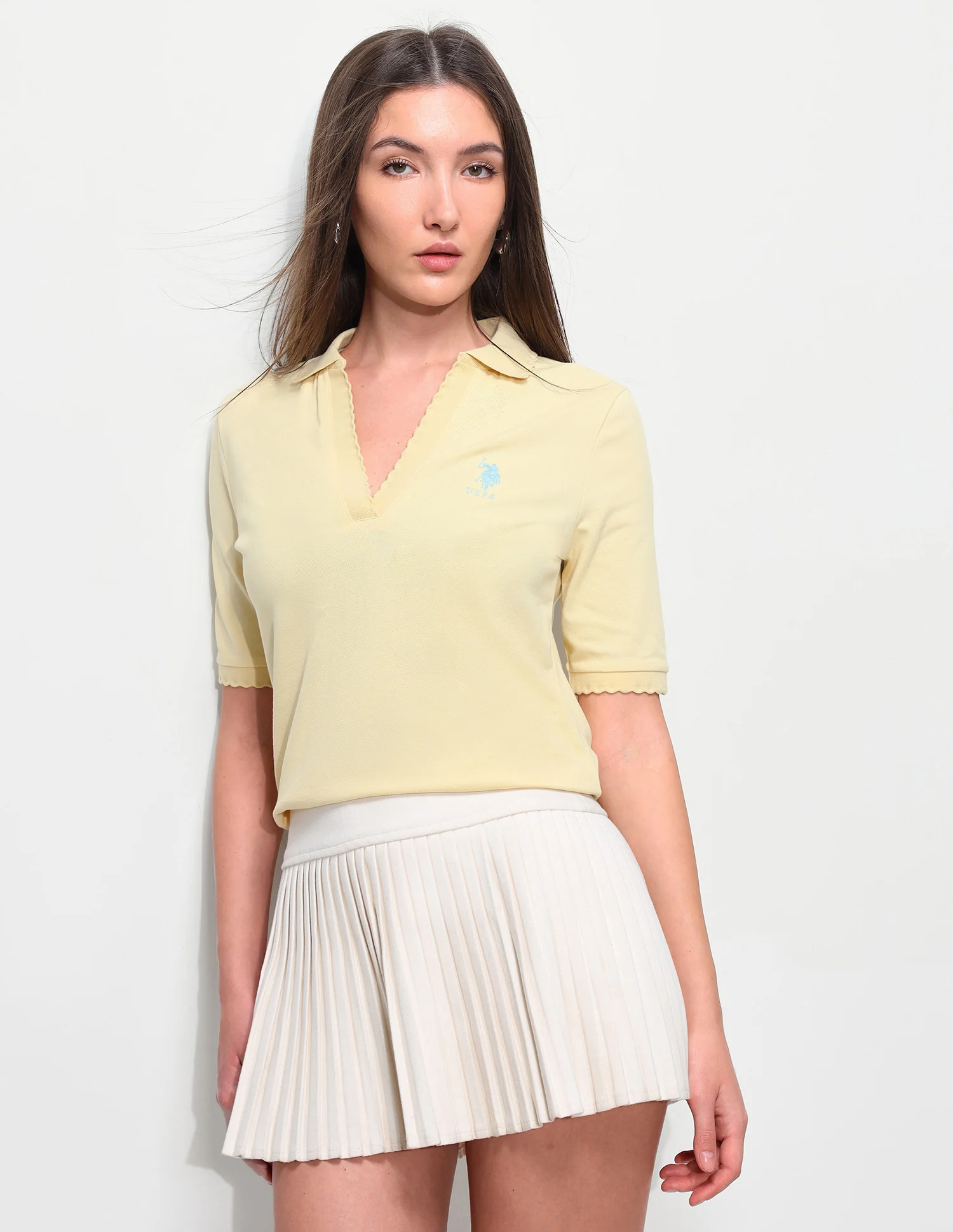 Solid Regular Fit Polo Shirt