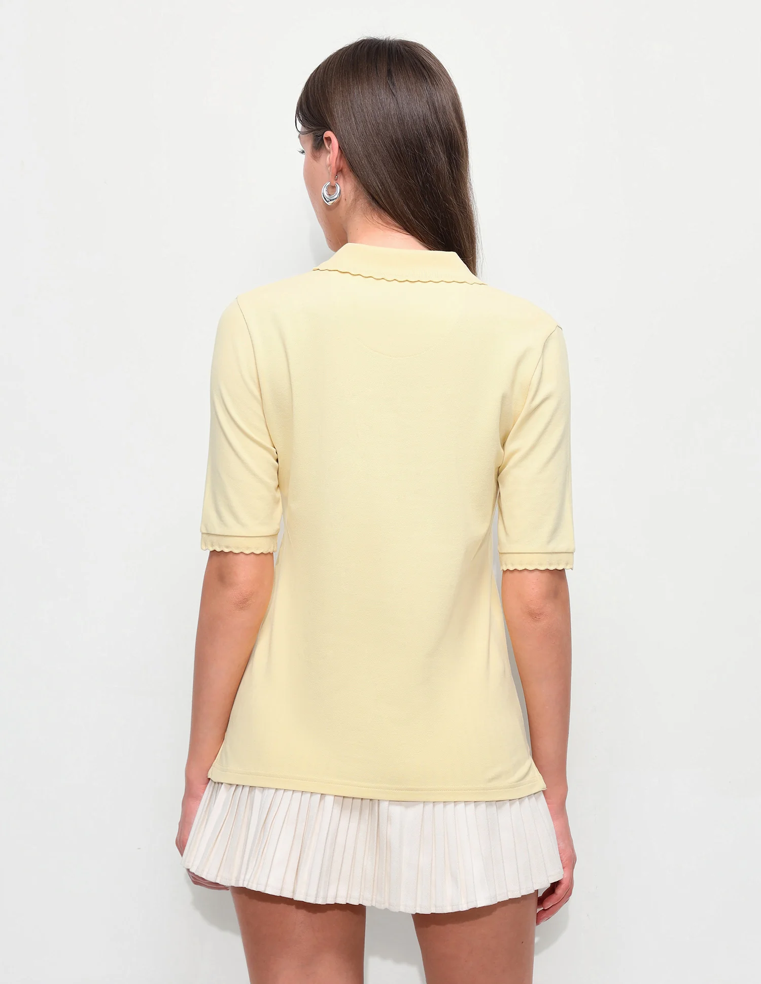 Solid Regular Fit Polo Shirt - Image 5