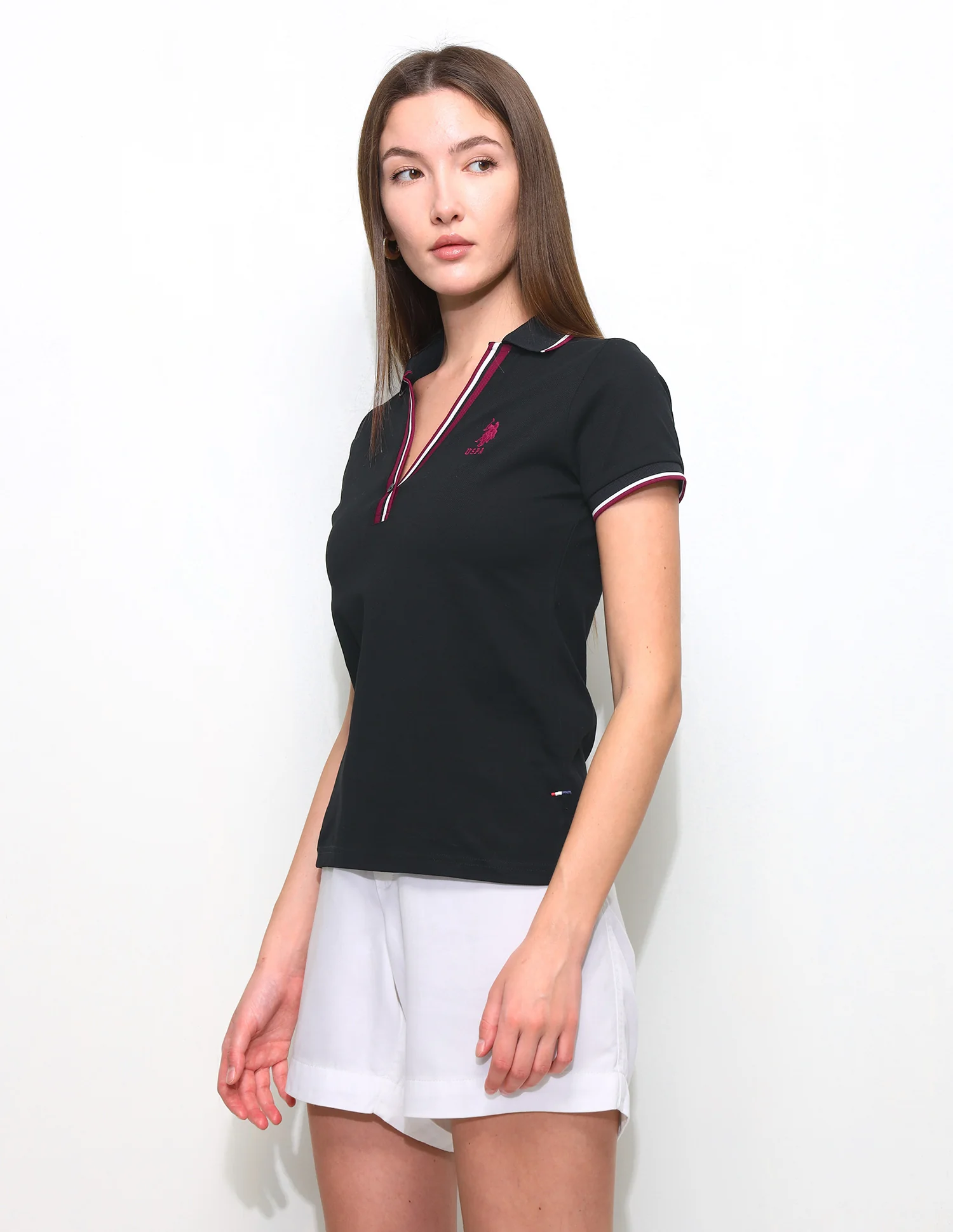 Solid Regular Fit Polo Shirt - Image 4