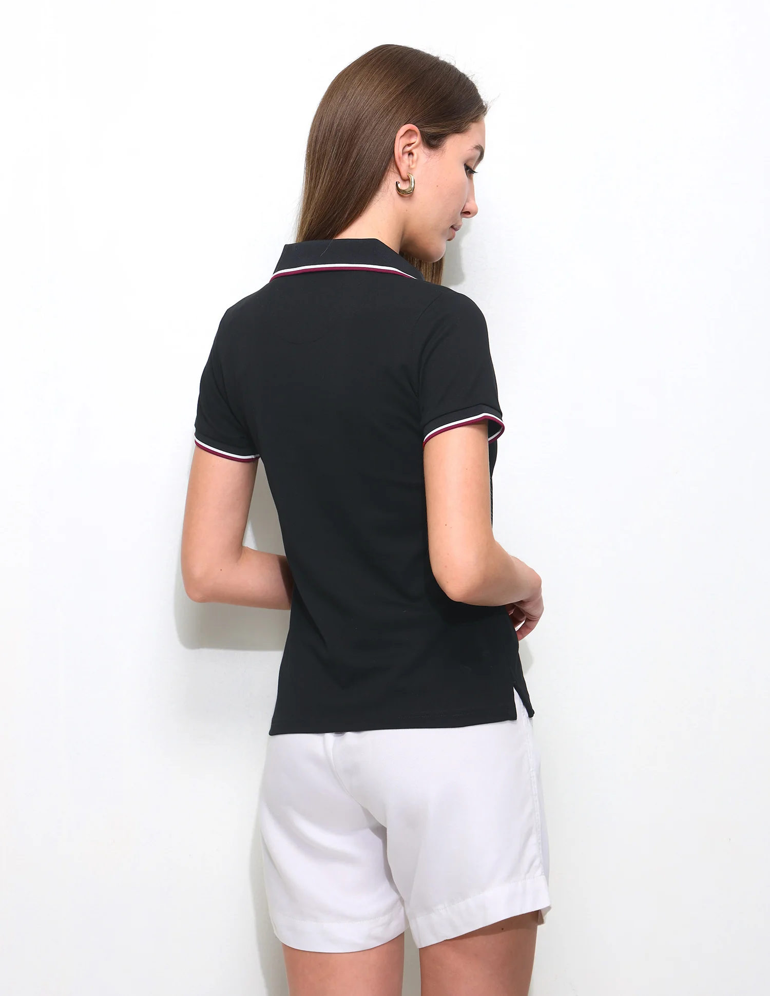 Solid Regular Fit Polo Shirt - Image 5