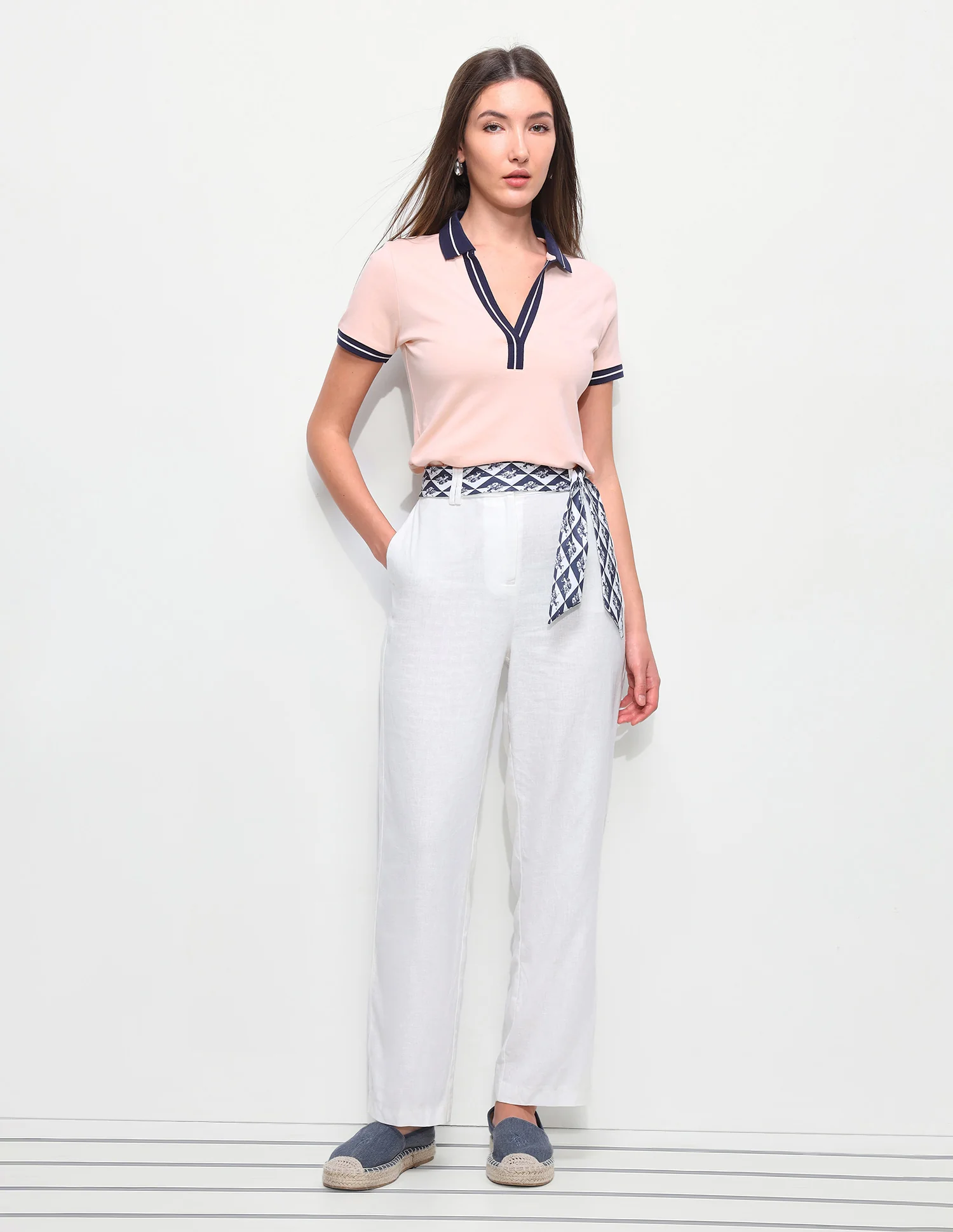 Solid Regular Fit Polo Shirt - Image 3