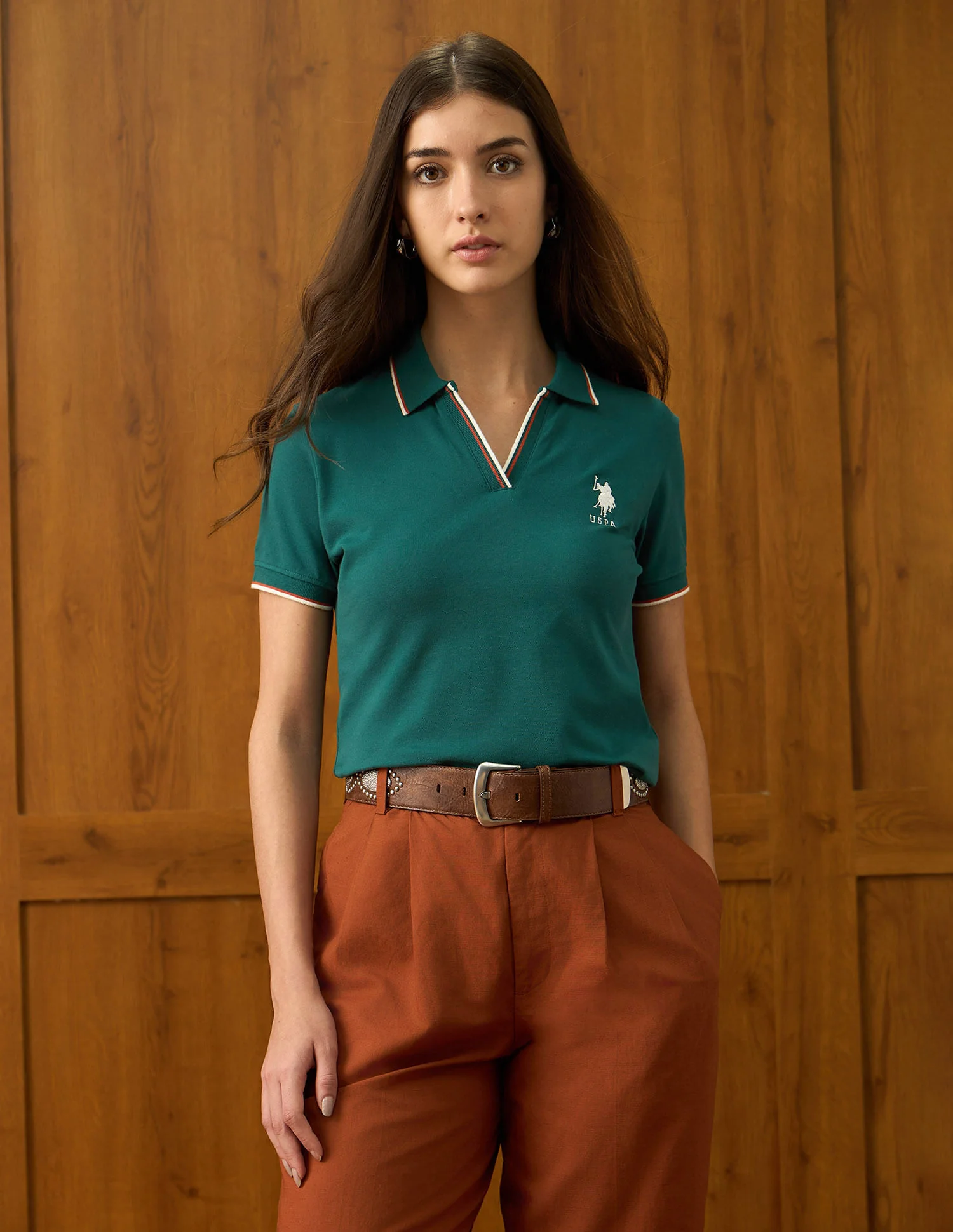 Solid Regular Fit Polo Shirt - Image 6