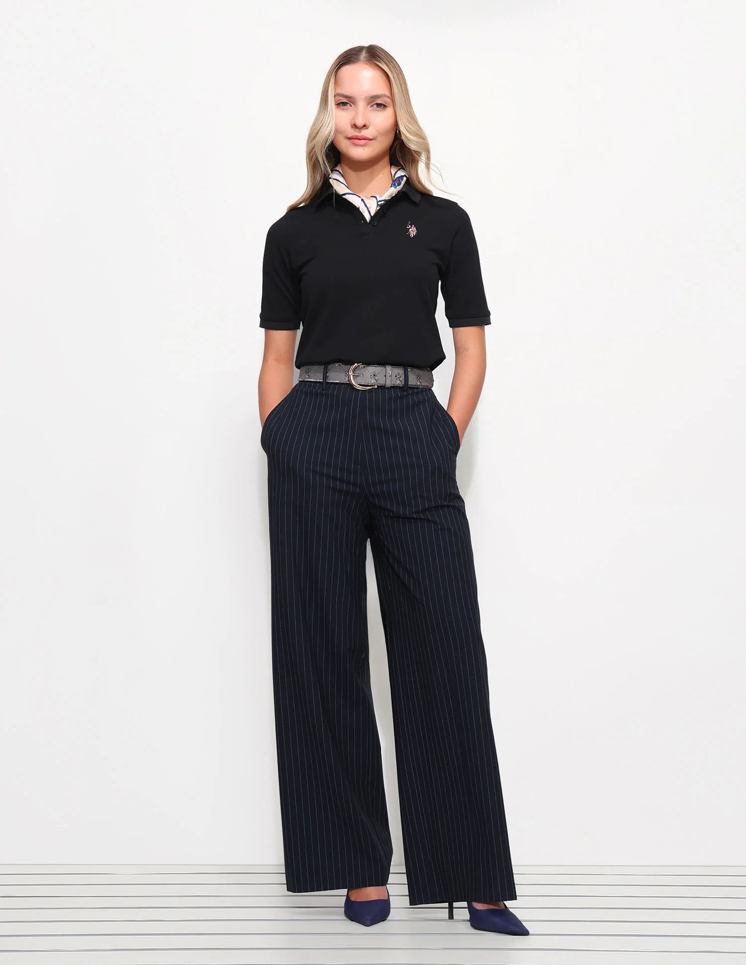 Solid Regular Fit Polo Shirt - Image 3