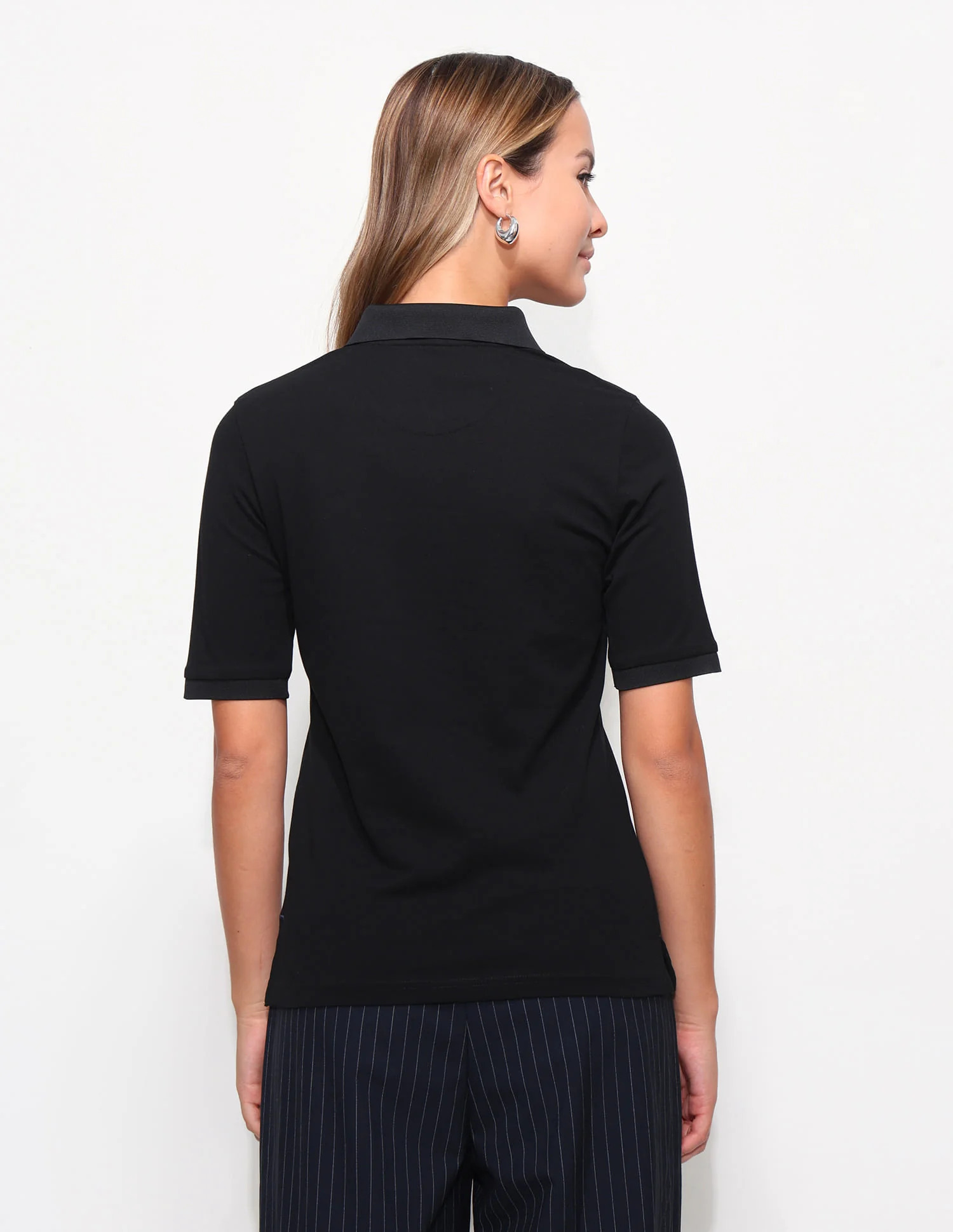 Solid Regular Fit Polo Shirt - Image 5