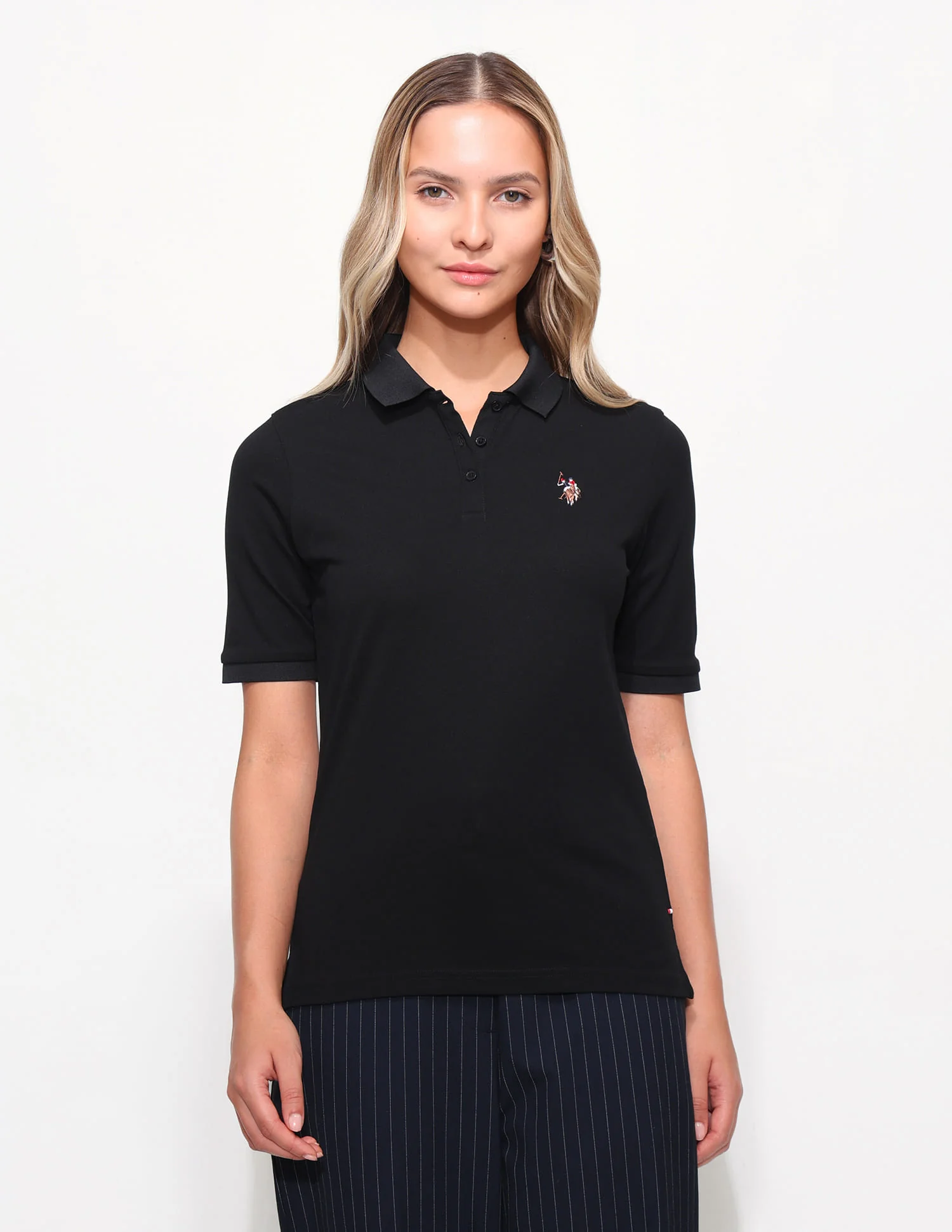 Solid Regular Fit Polo Shirt - Image 6
