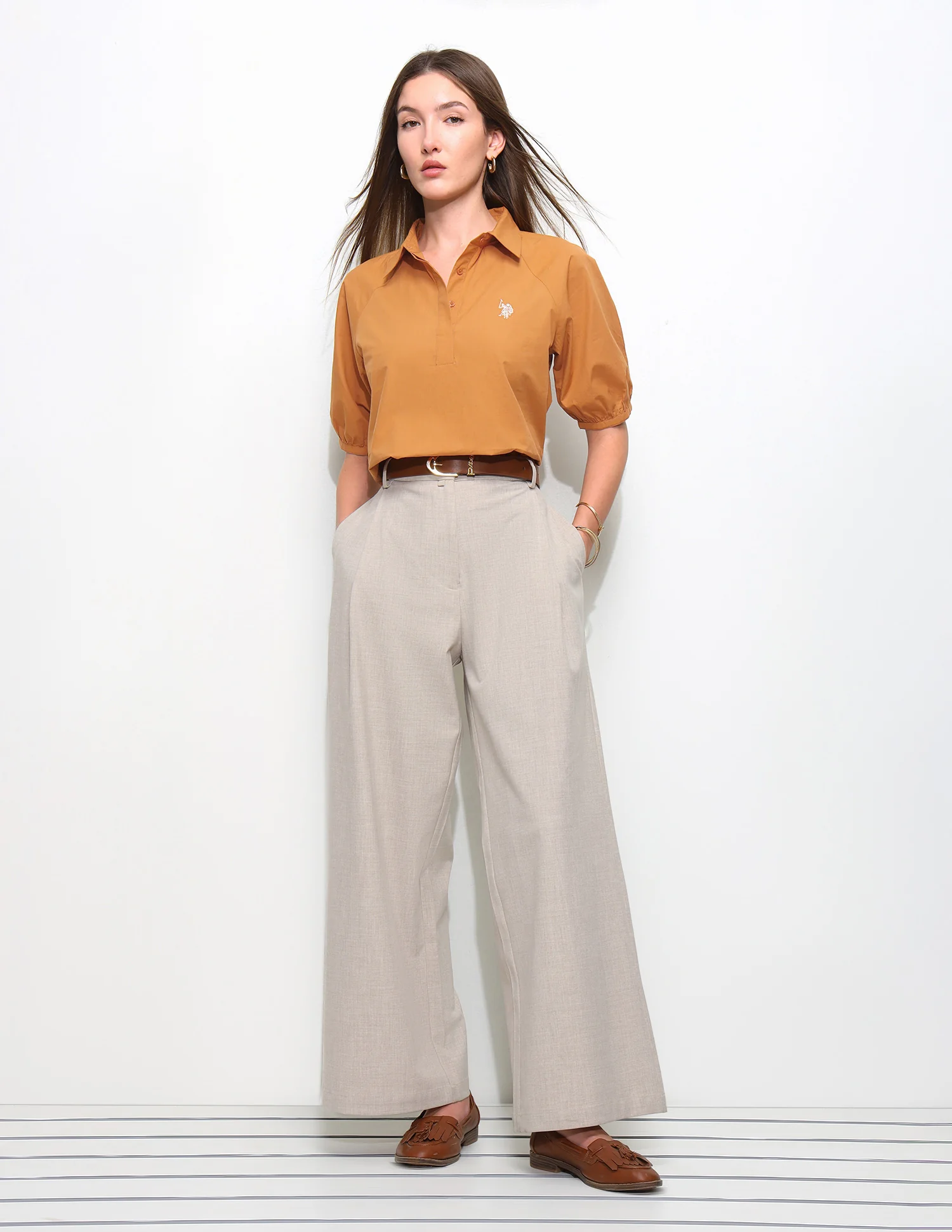 Solid Regular Fit Raglan Shirt - Image 3