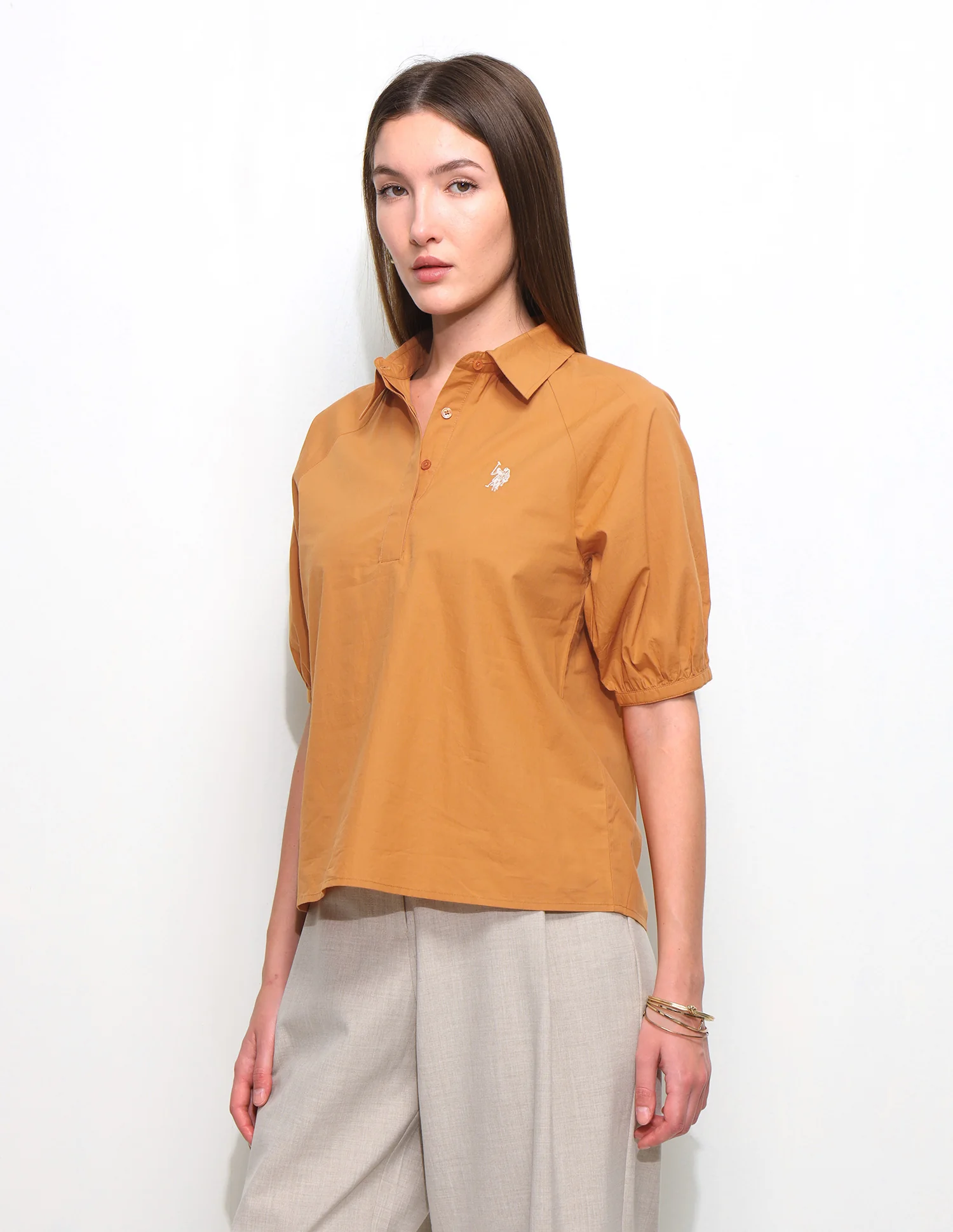 Solid Regular Fit Raglan Shirt - Image 4