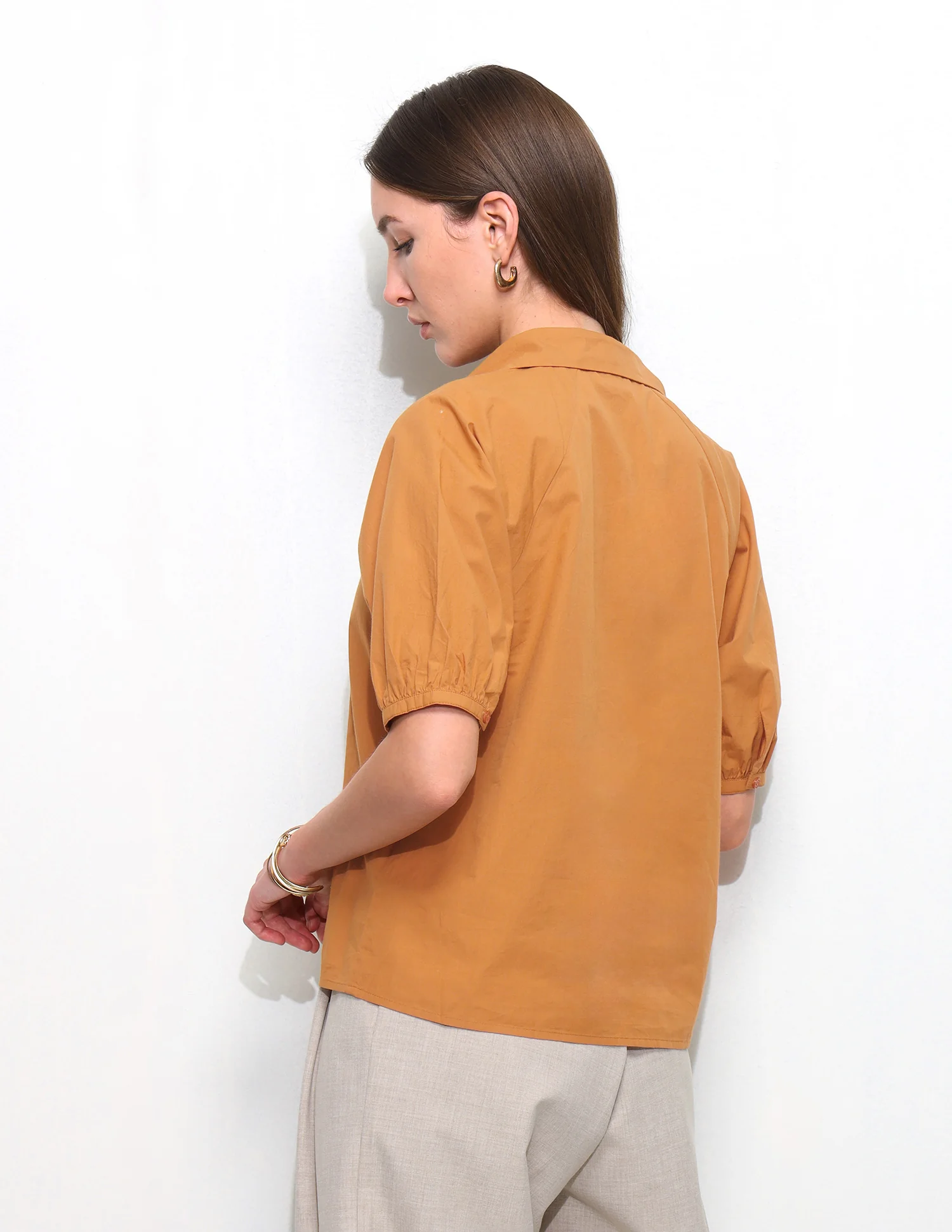 Solid Regular Fit Raglan Shirt - Image 5