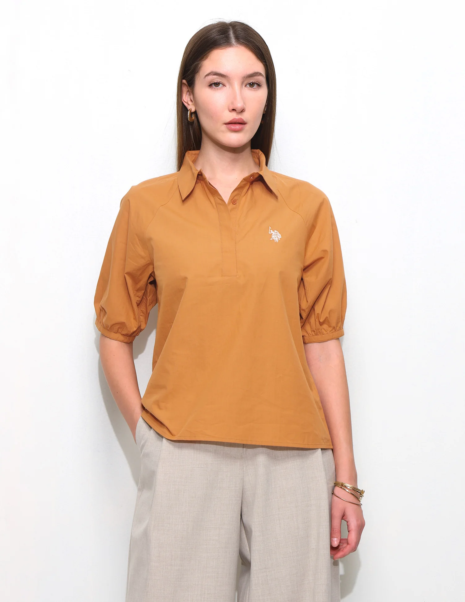 Solid Regular Fit Raglan Shirt - Image 6
