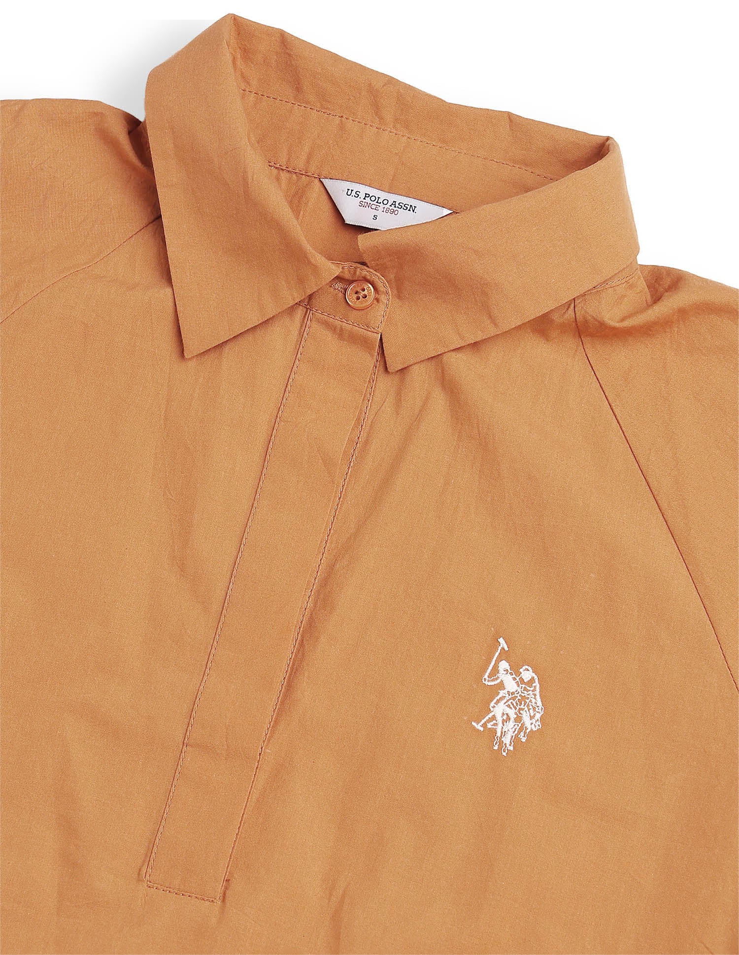 Solid Regular Fit Raglan Shirt - Image 8