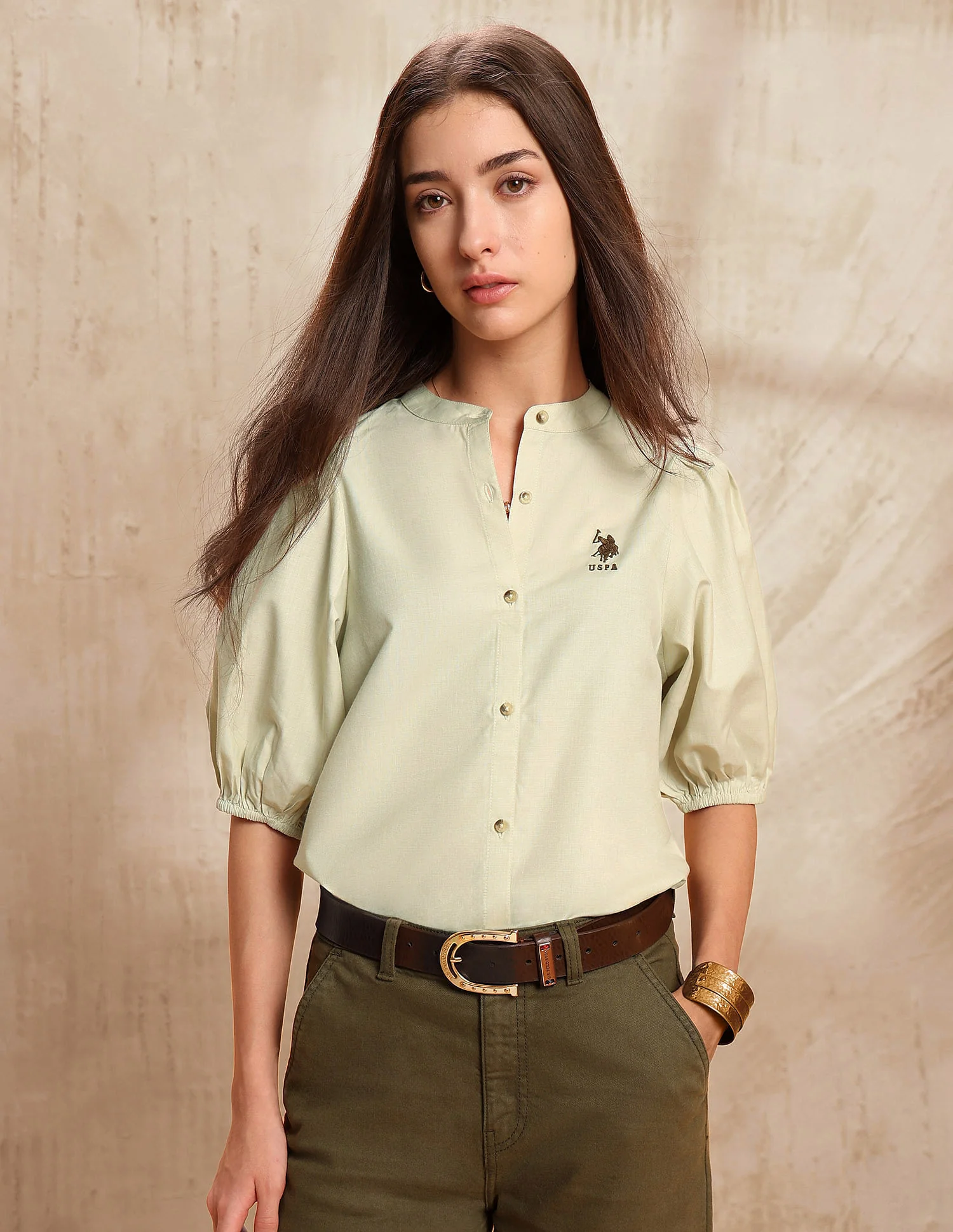 Solid Regular Fit Top