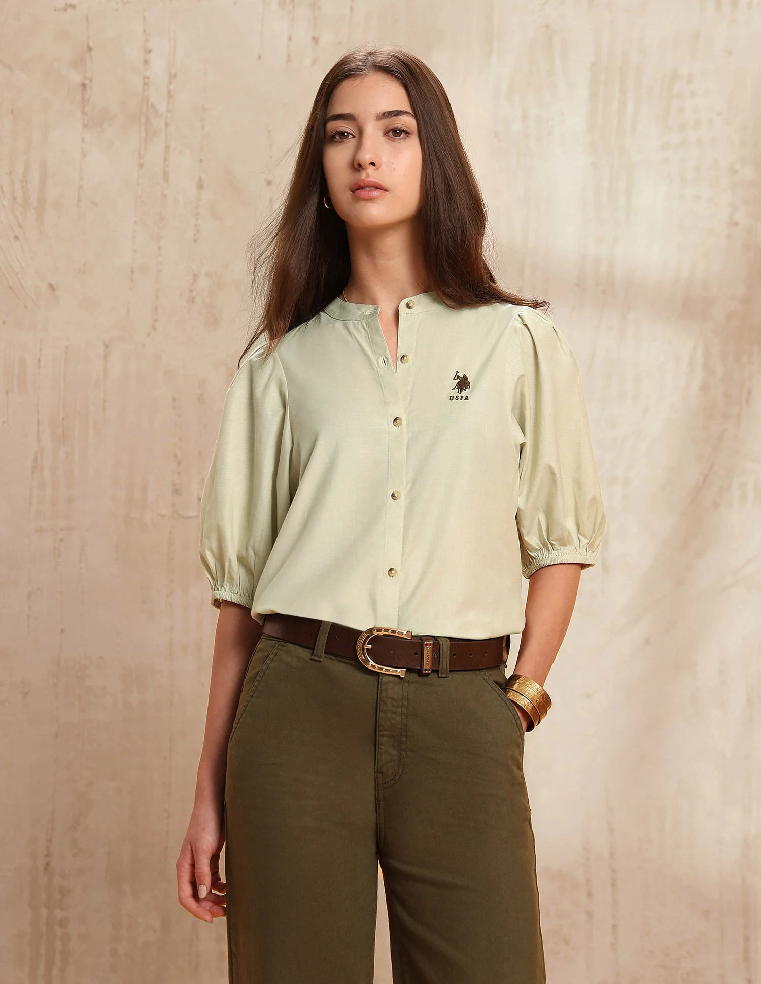 Solid Regular Fit Top - Image 6