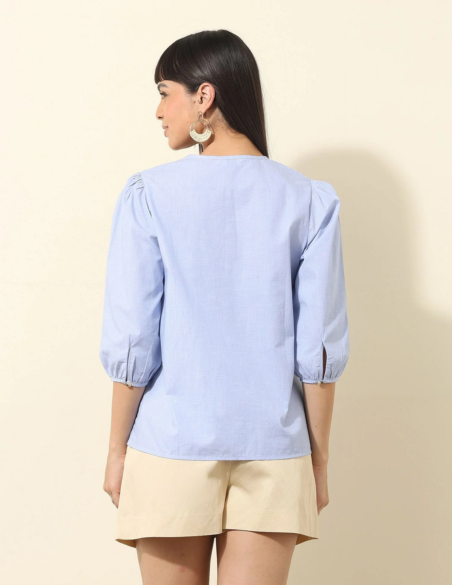 Solid Regular Fit Top - Image 5
